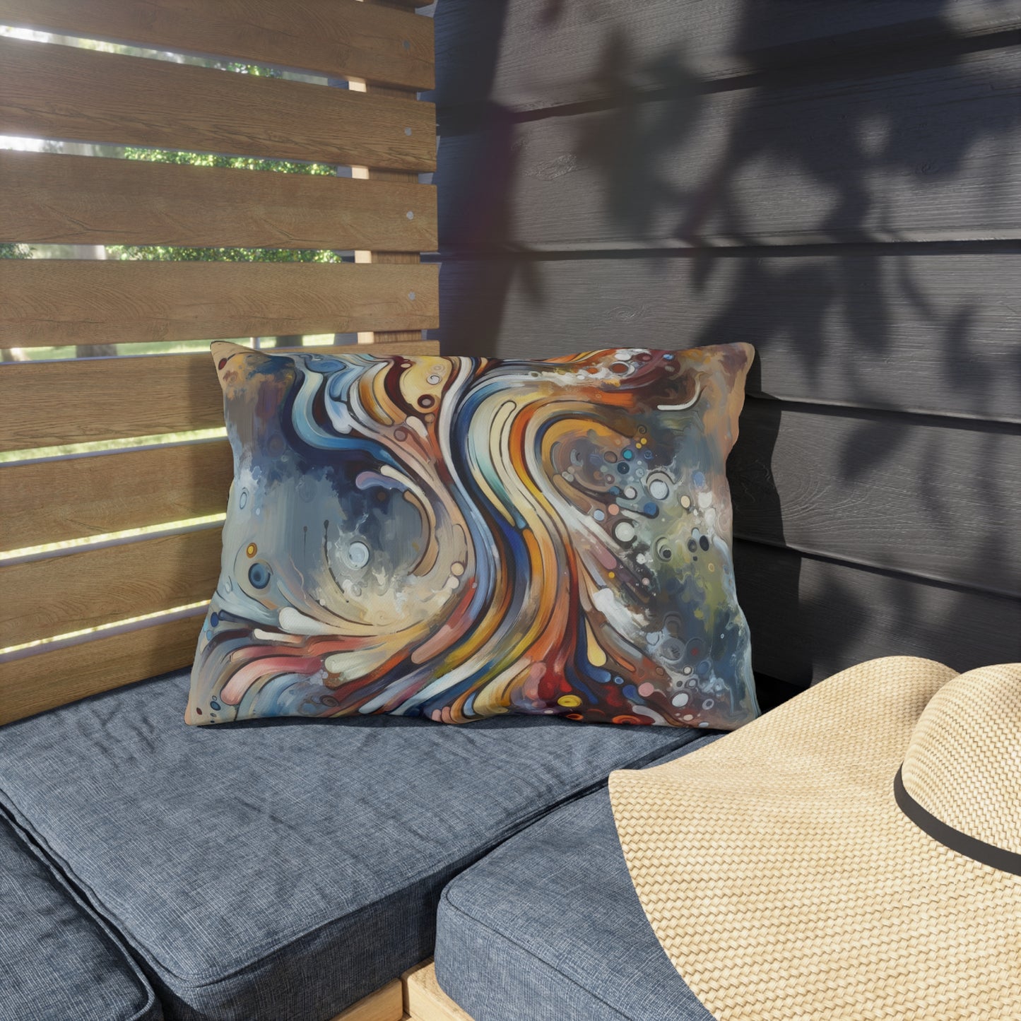 Mindfulness Motion Divine Outdoor Pillows