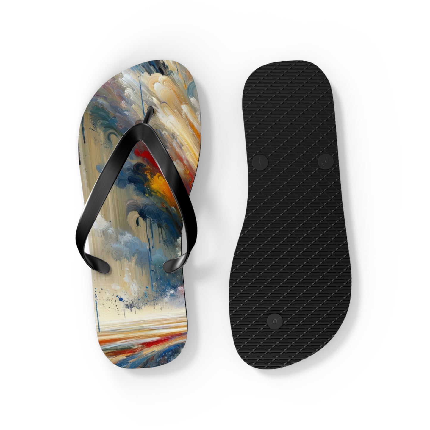 Grandiose Transformation Tachism Flip Flops