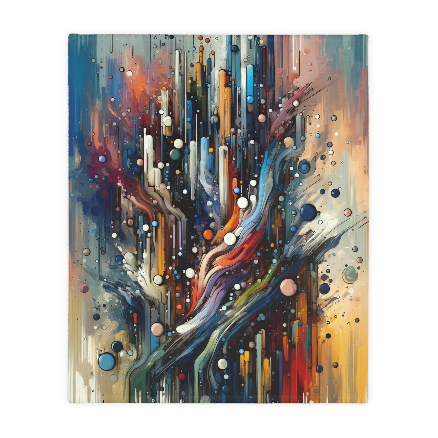 Coherent Change Visualization Velveteen Microfiber Blanket (Two-sided print)