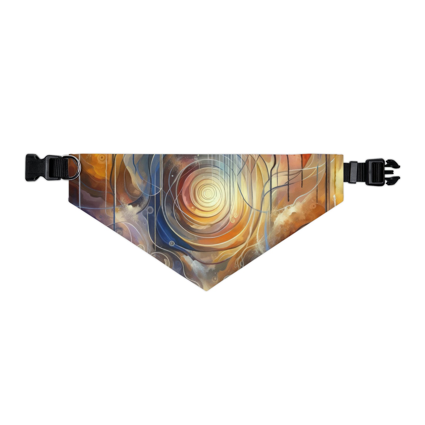 Presence Anchored Tachism Pet Bandana Collar