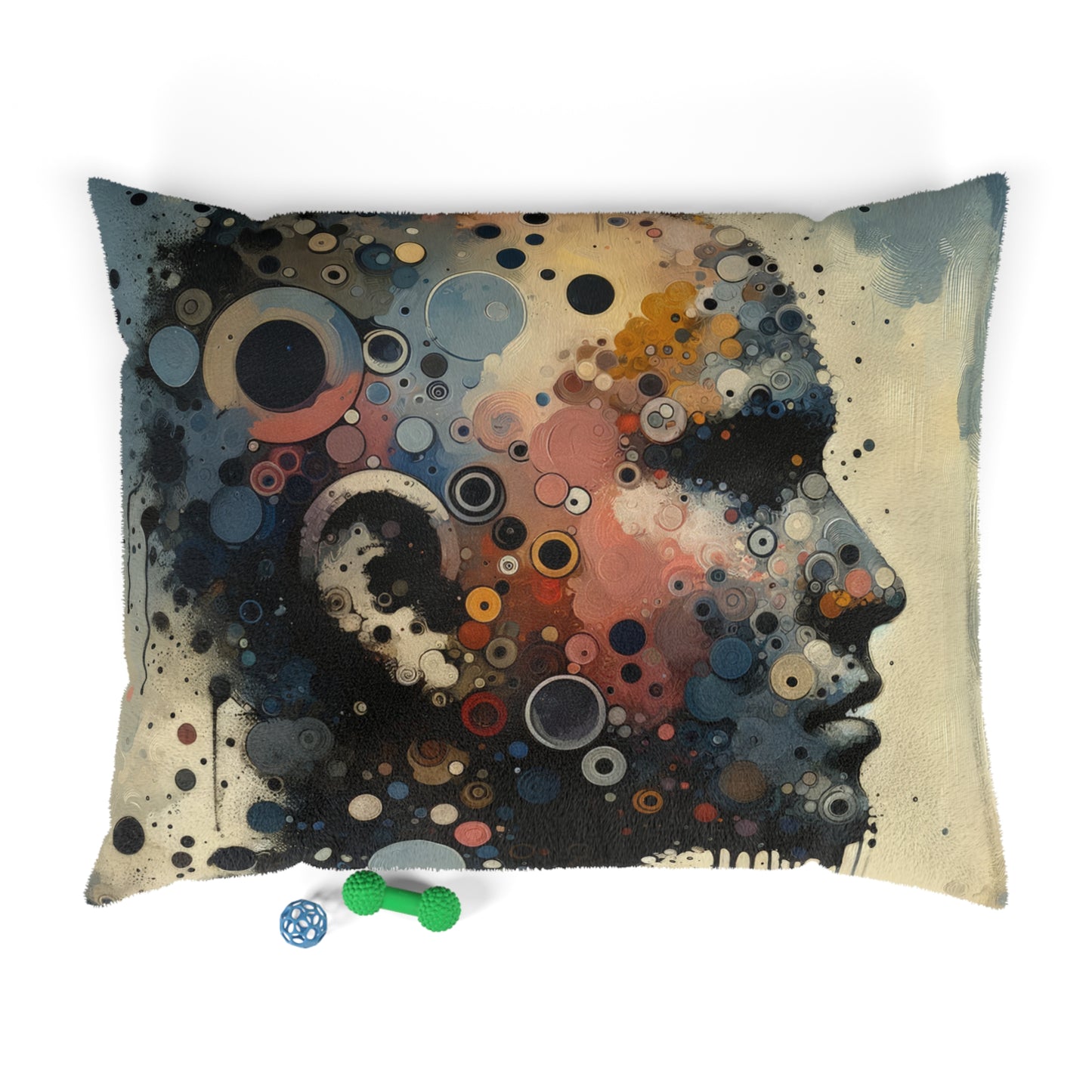 Reflective Tachism Contemplation Pet Bed