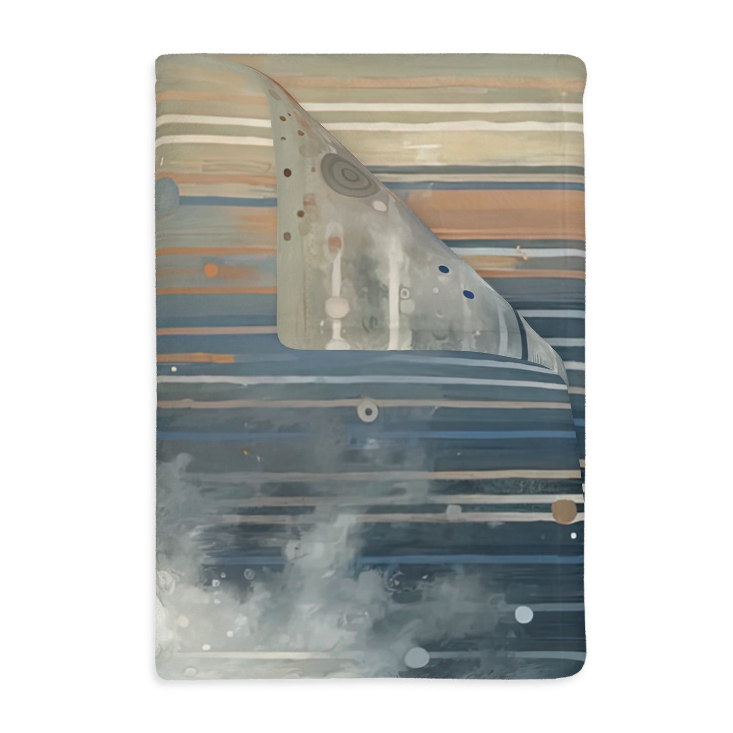 Ephemeral Hour Residue Velveteen Microfiber Blanket (Two-sided print)