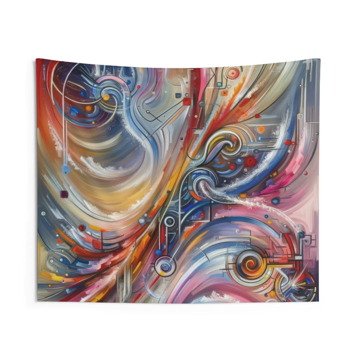 Interconnectivity Tachism Dynamics Indoor Wall Tapestries