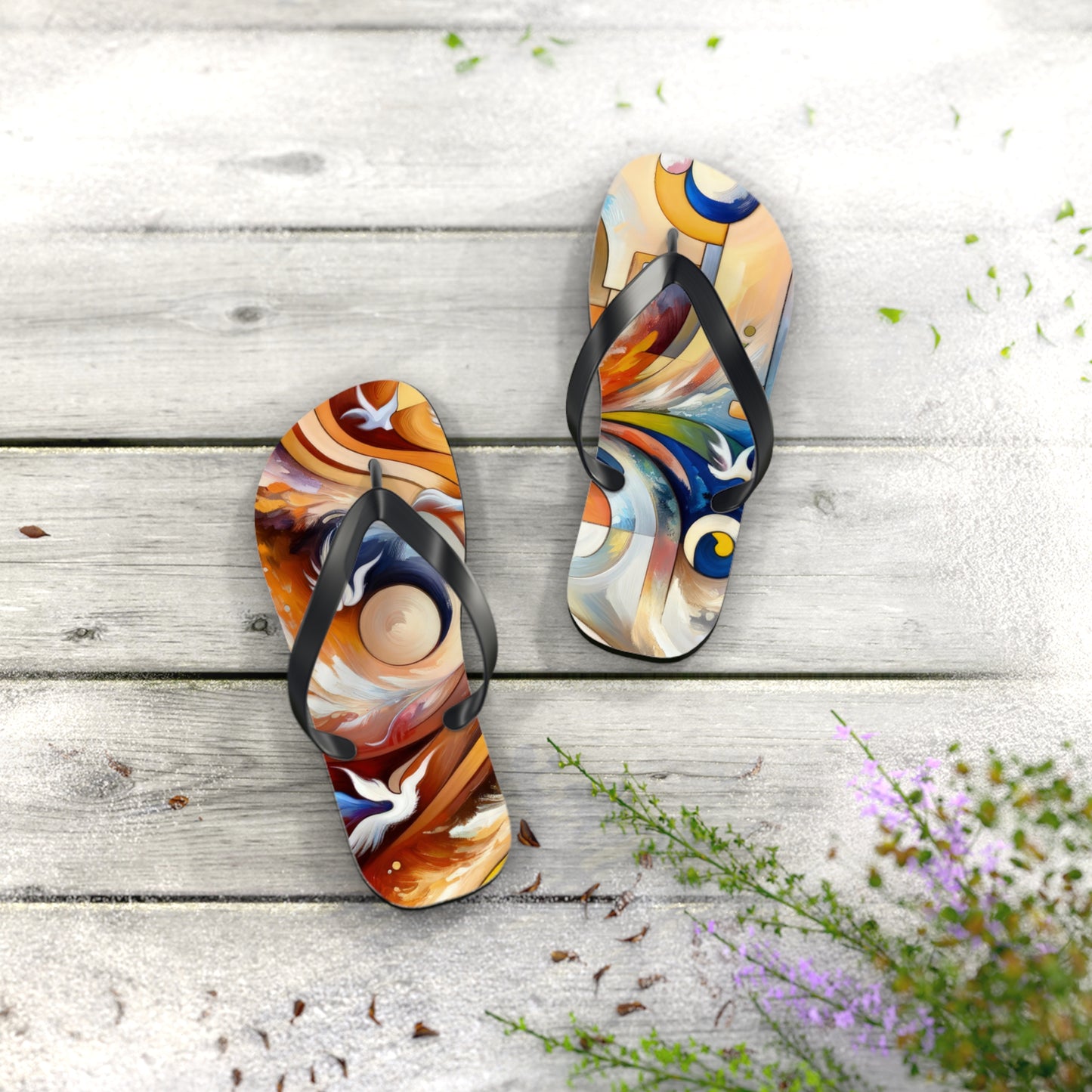Companionable Lightness Journey Flip Flops