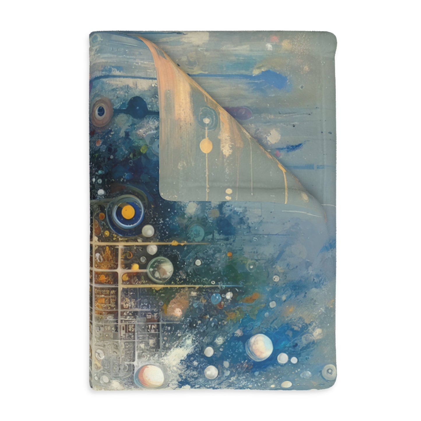 Integral Harmony Existence Velveteen Microfiber Blanket (Two-sided print)