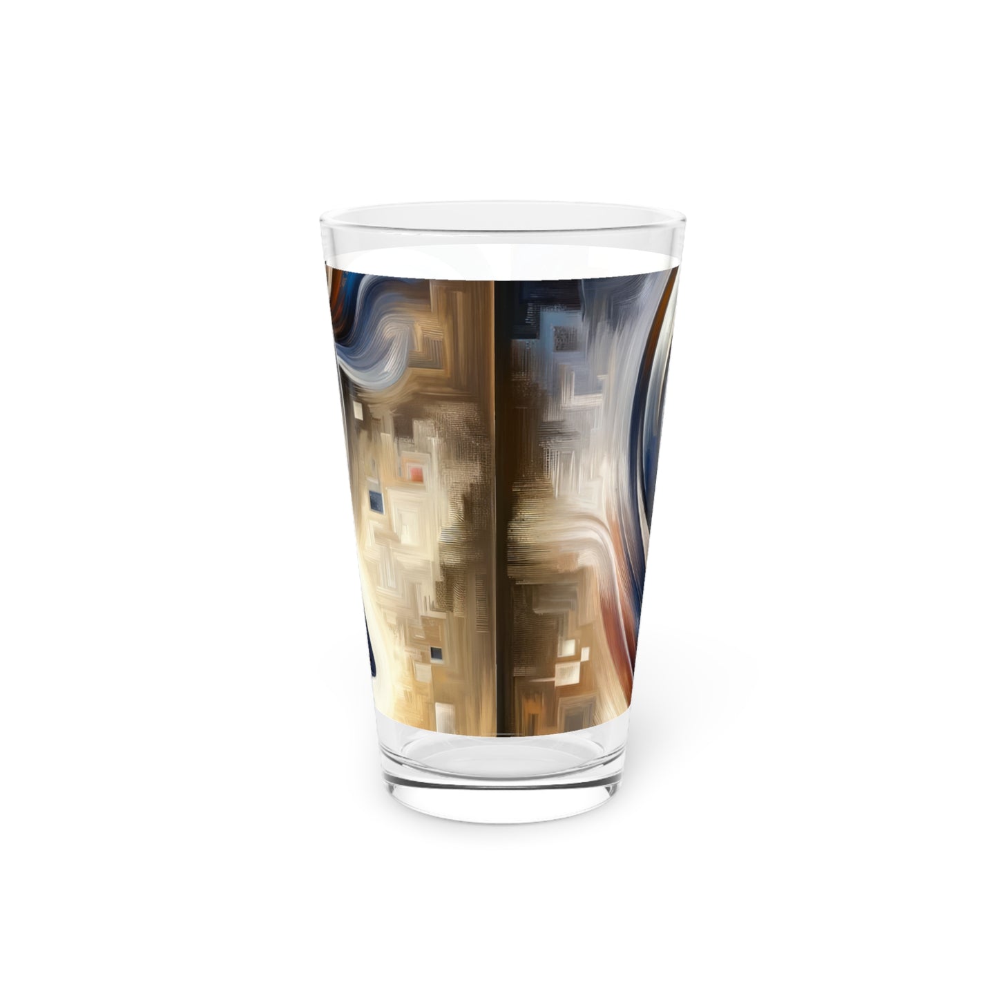 Wisdom Confluence Tachism Pint Glass, 16oz