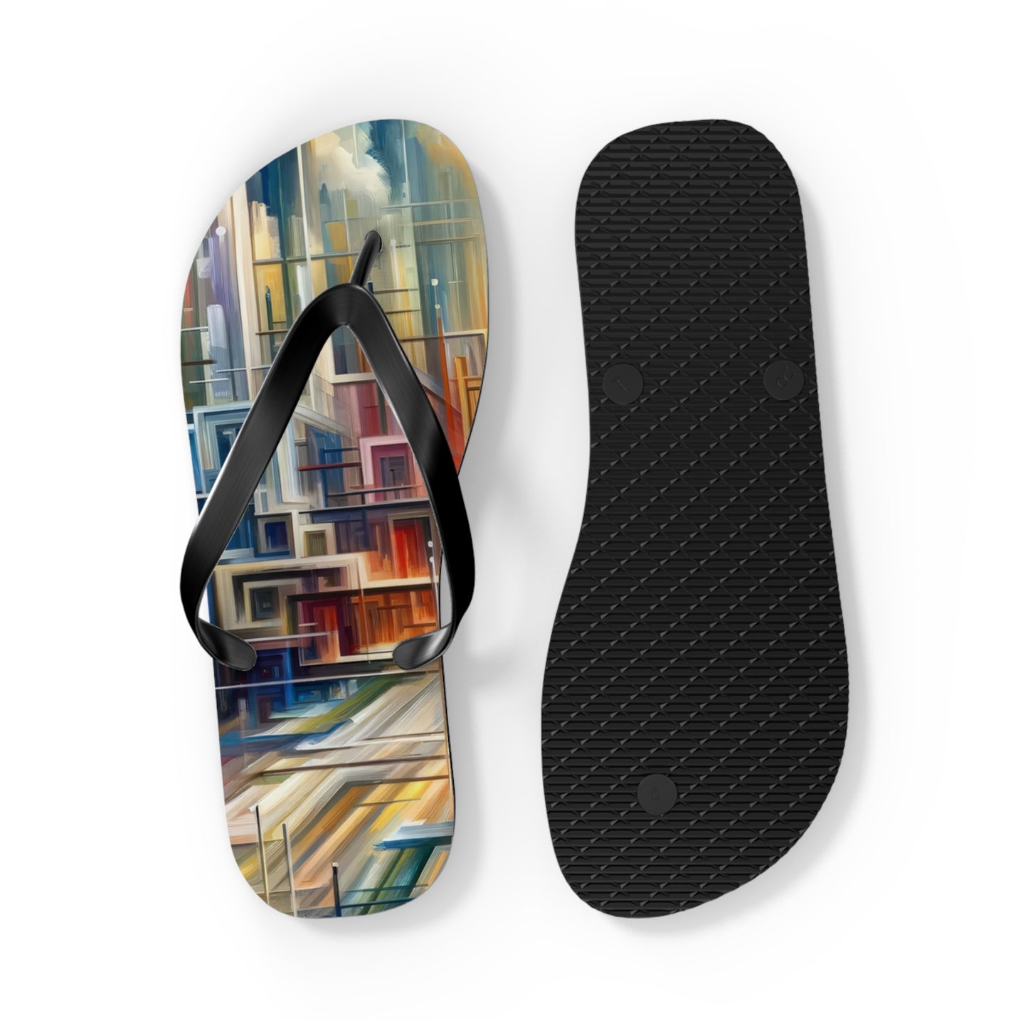 Urban Flow Interconnectedness Flip Flops