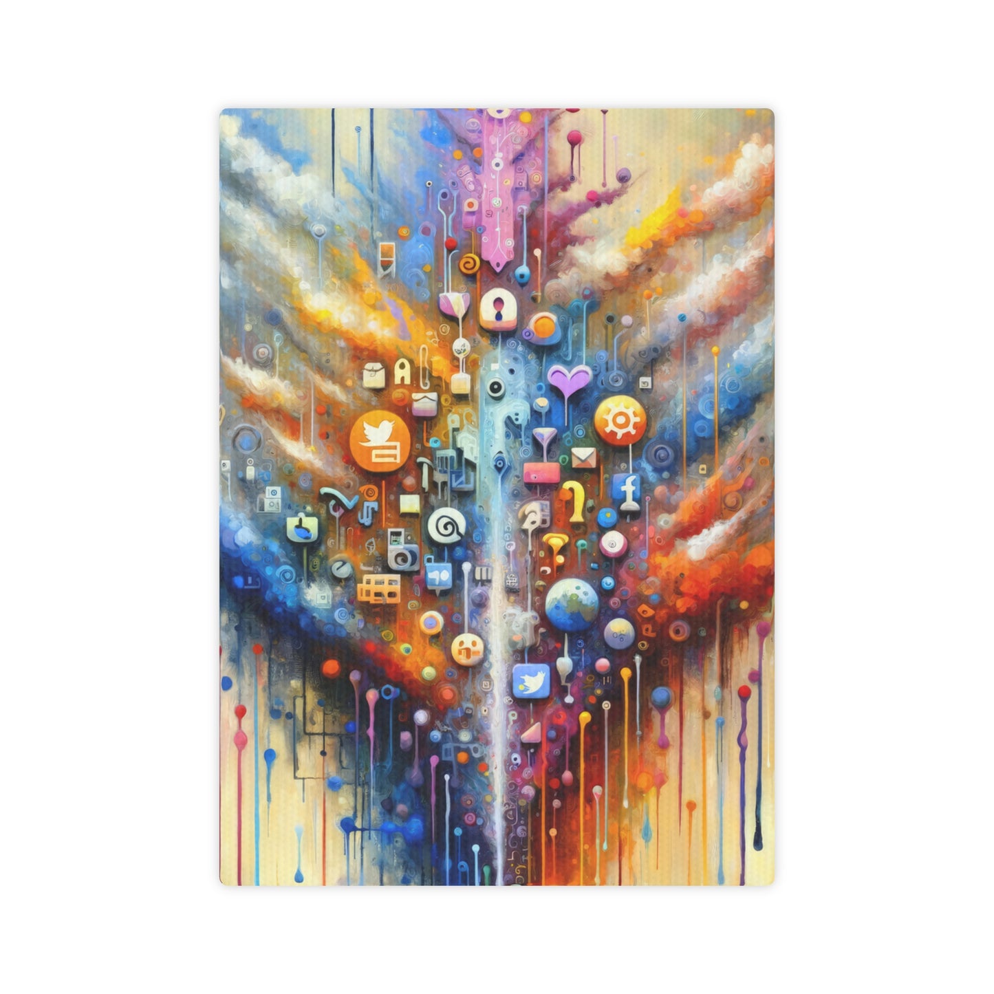 Digital Essence Revelation Canvas Photo Tile
