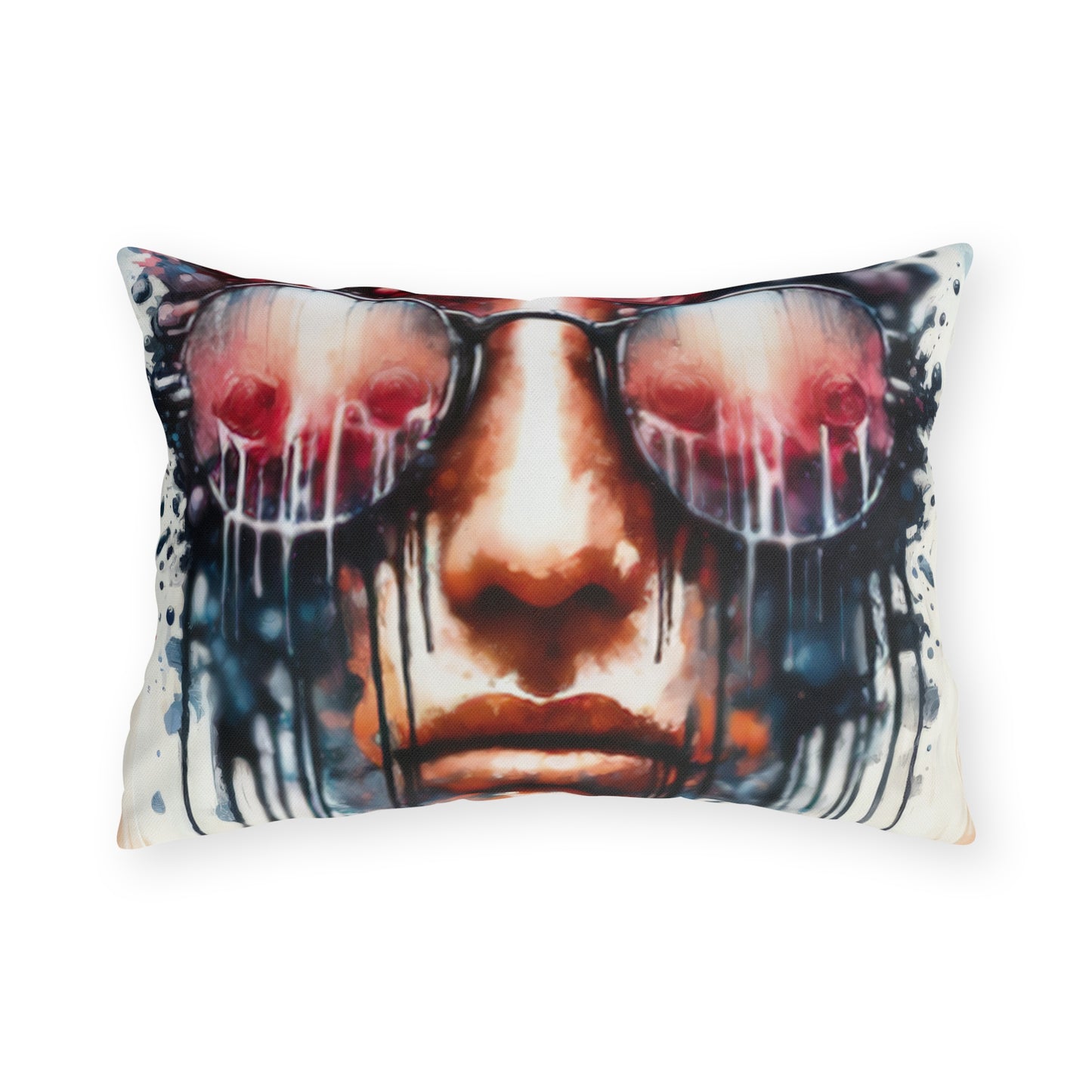 Perception Cleansing Tachism Outdoor Pillows