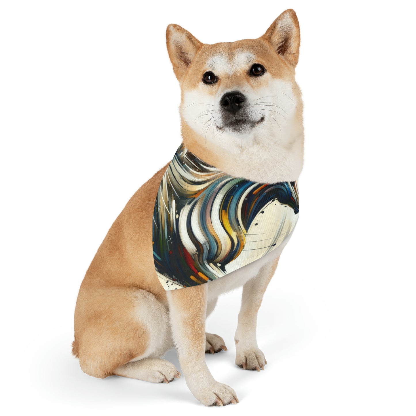 Hyperlinked Horsepower Gallop Pet Bandana Collar