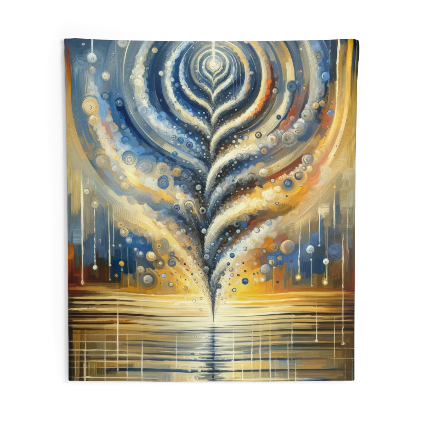 Ripple Effect Abstraction Indoor Wall Tapestries