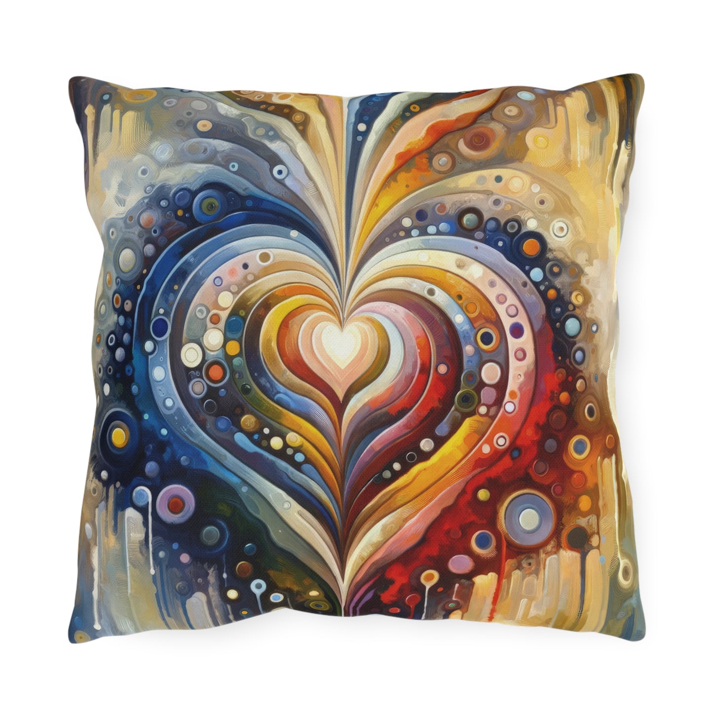 Harmonic Heart Essence Outdoor Pillows