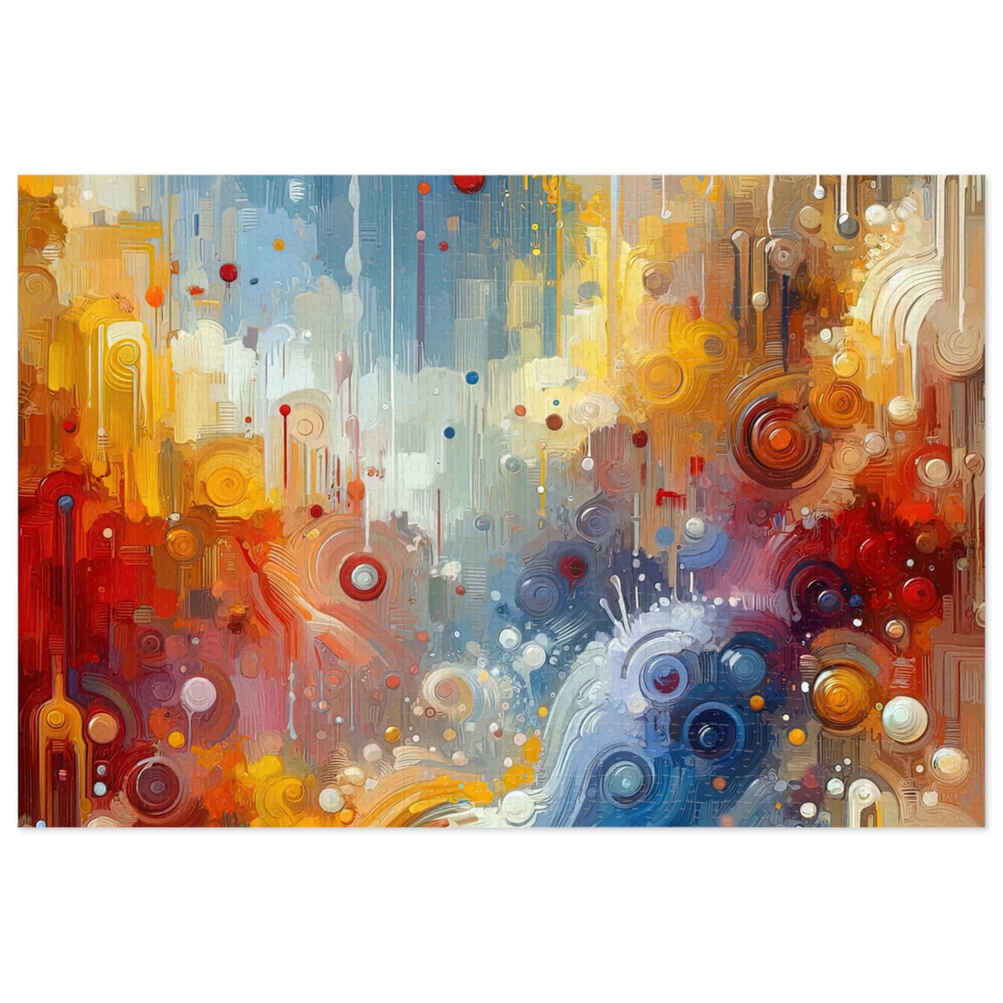 Joyous Effortless Exhale Jigsaw Puzzle (30, 110, 252, 500,1000-Piece)