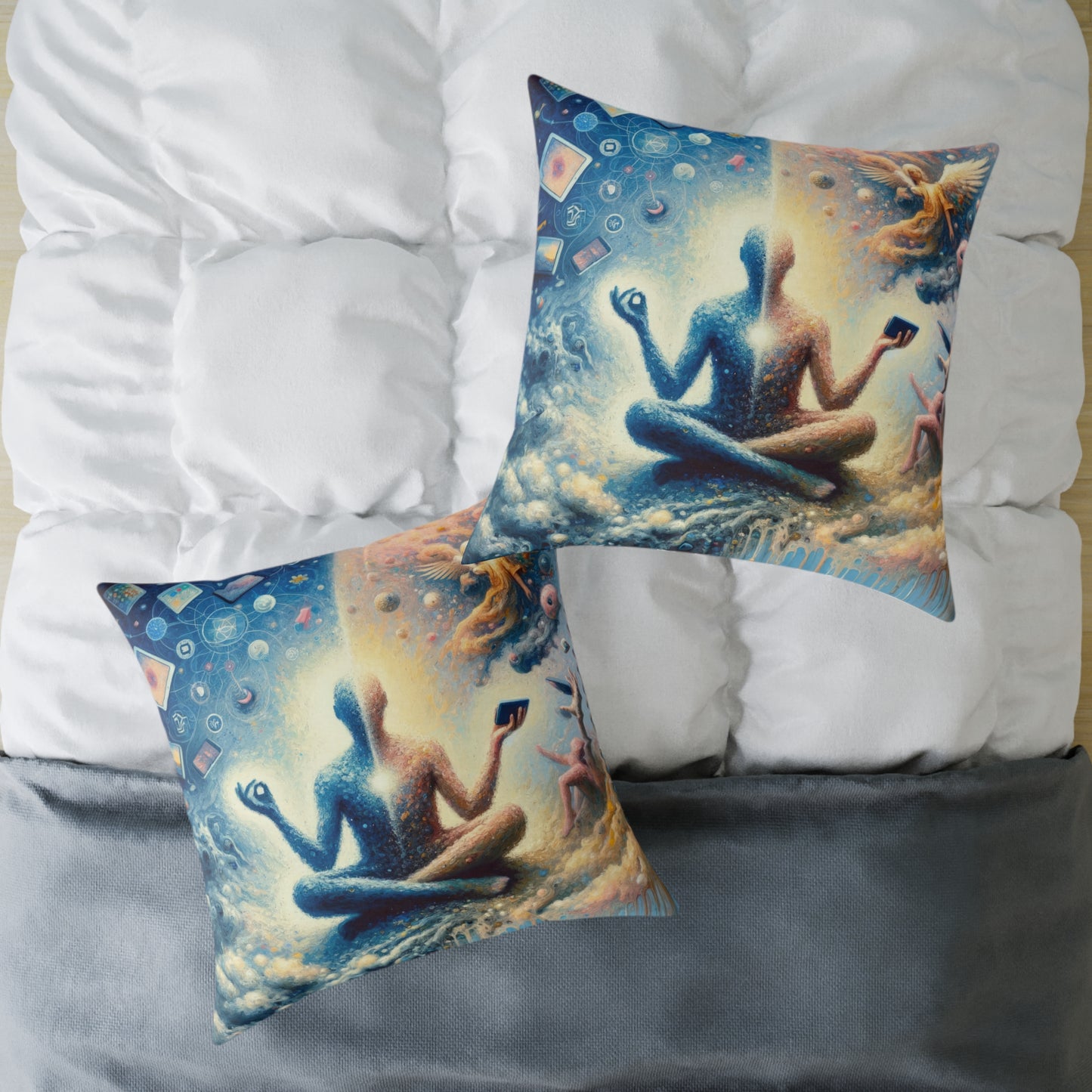 Spiritual Choice Transcendence Spun Polyester Pillow