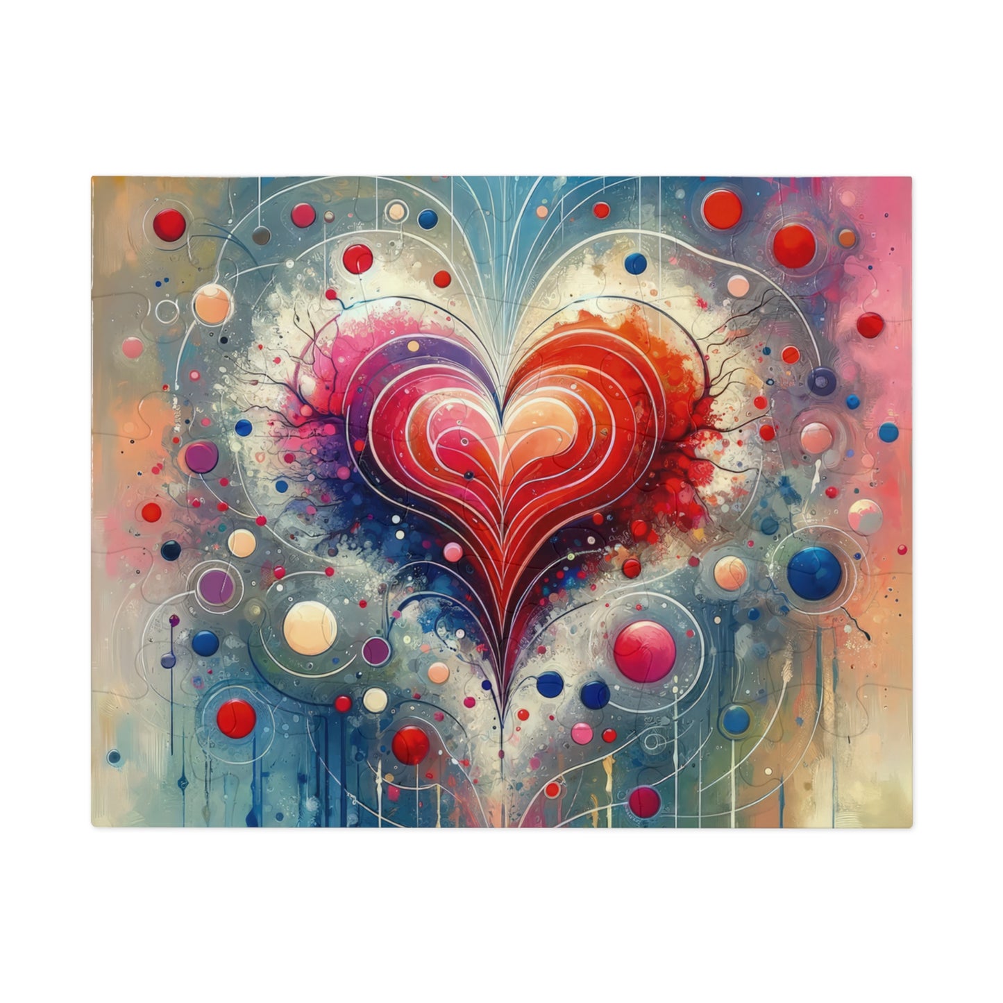 Emotional Physics Heart Jigsaw Puzzle (30, 110, 252, 500,1000-Piece)