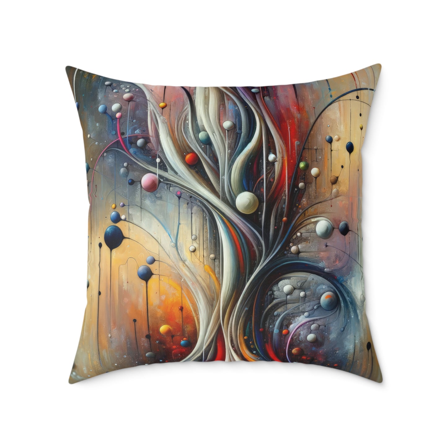 Invisible Threads Influence Spun Polyester Pillow
