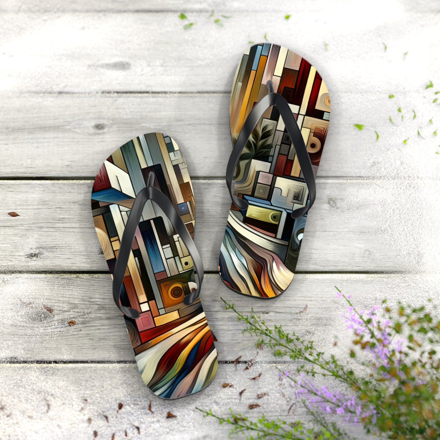 Relatable Journey Abstraction Flip Flops