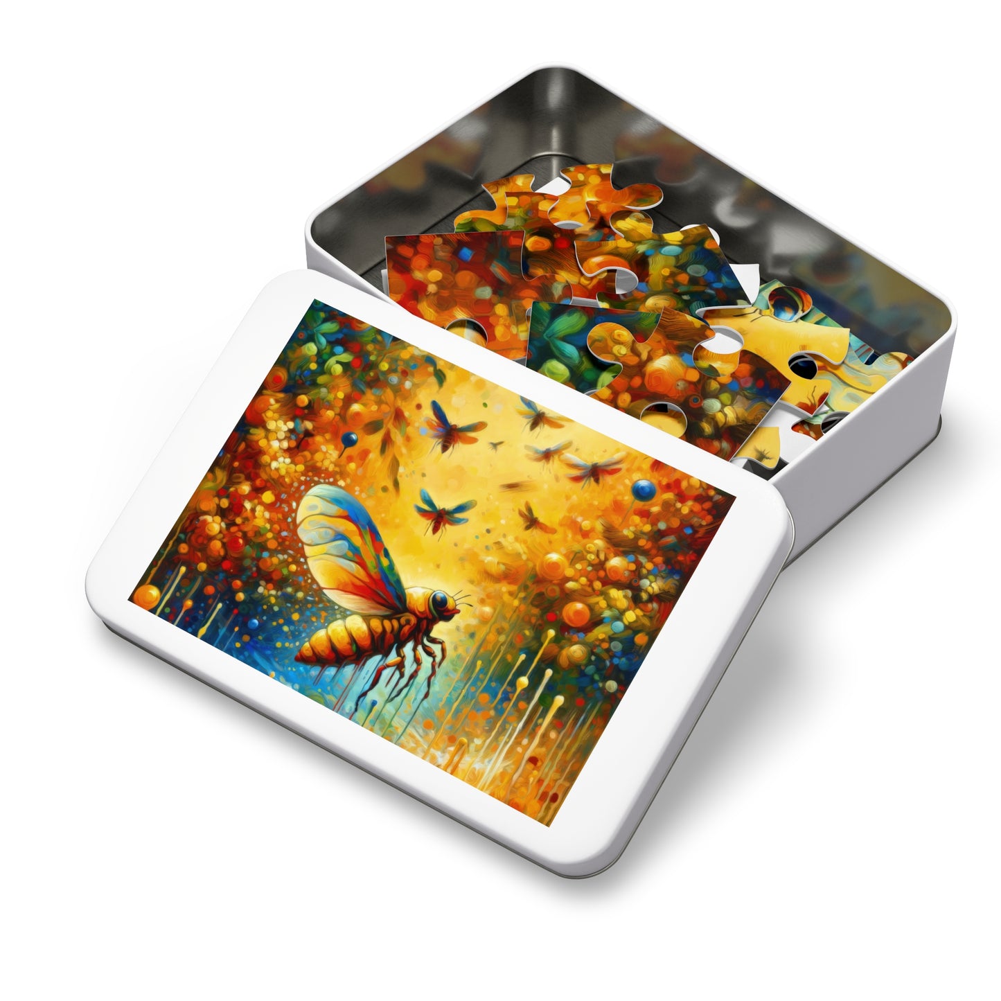 Seasonal Cicada Vibrance Jigsaw Puzzle (30, 110, 252, 500,1000-Piece)