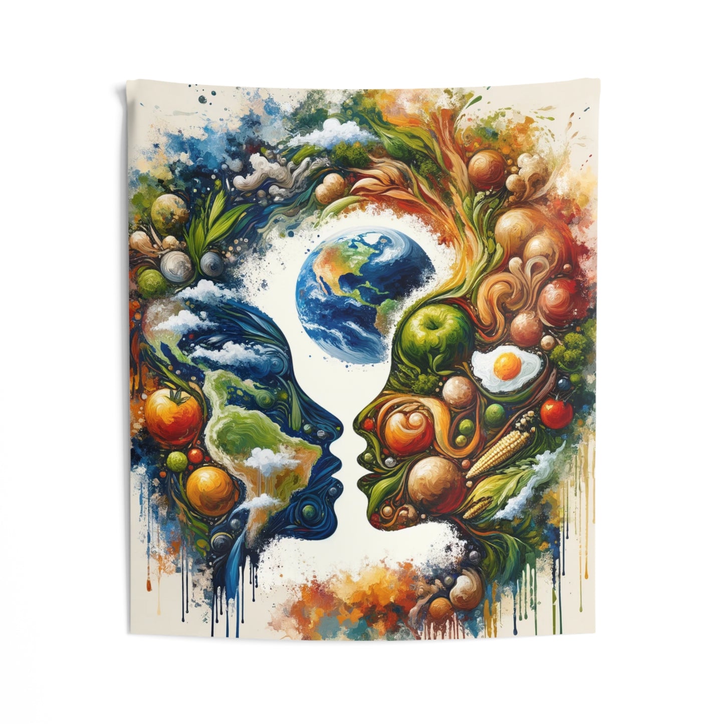 Earthly Dialogue Feast Indoor Wall Tapestries