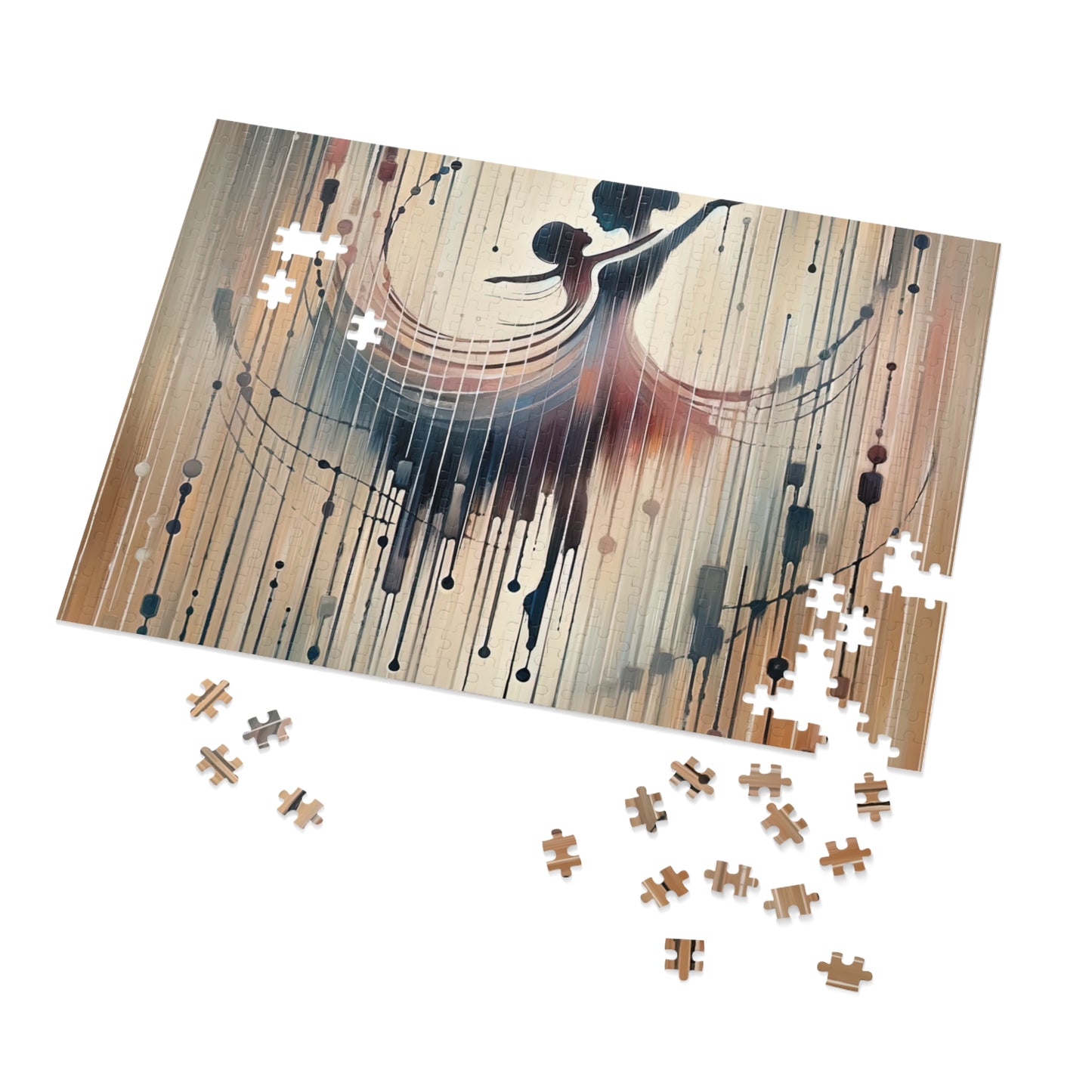 Rhythmic Heart Dance Jigsaw Puzzle (30, 110, 252, 500,1000-Piece)