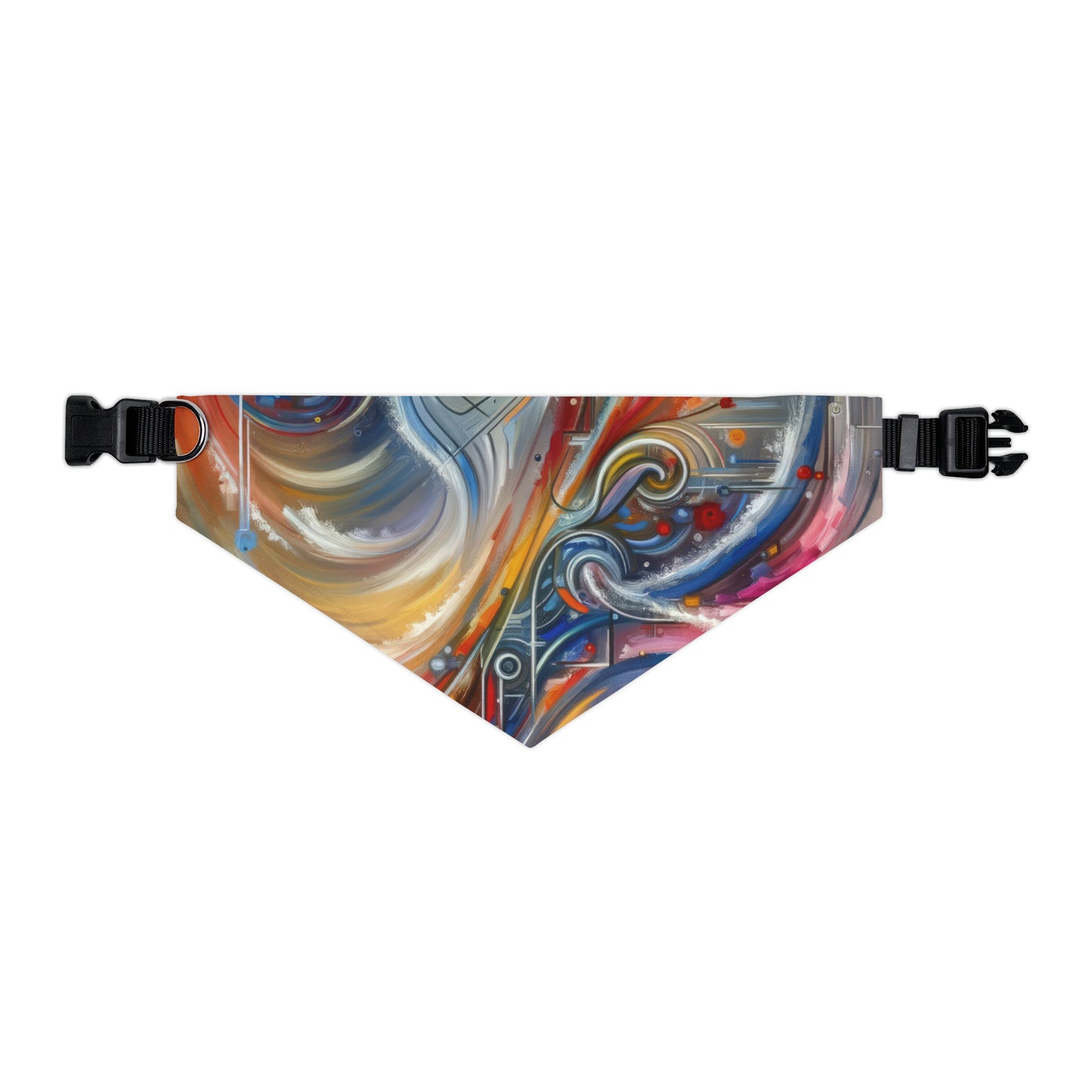 Interconnectivity Tachism Dynamics Pet Bandana Collar