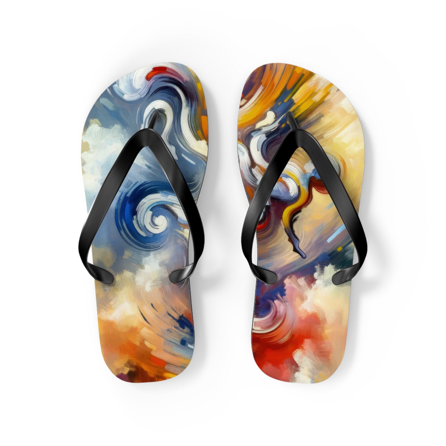 Dancing Disruption Tachism Flip Flops