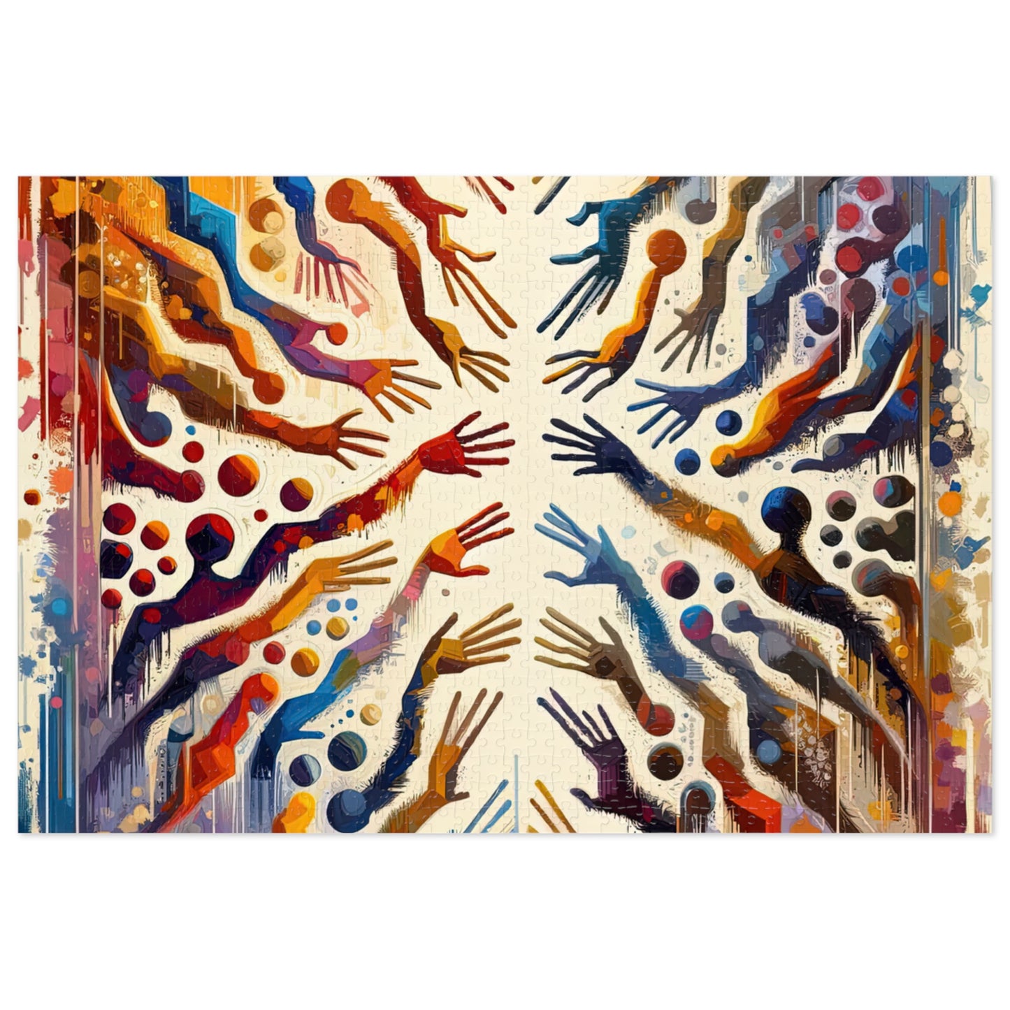 Architects Wisdom Tachism Jigsaw Puzzle (30, 110, 252, 500,1000-Piece)