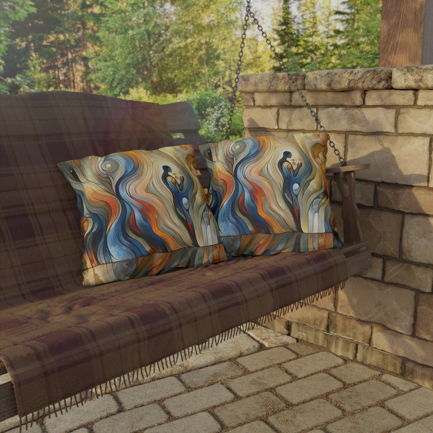 Self Embrace Benevolence Outdoor Pillows