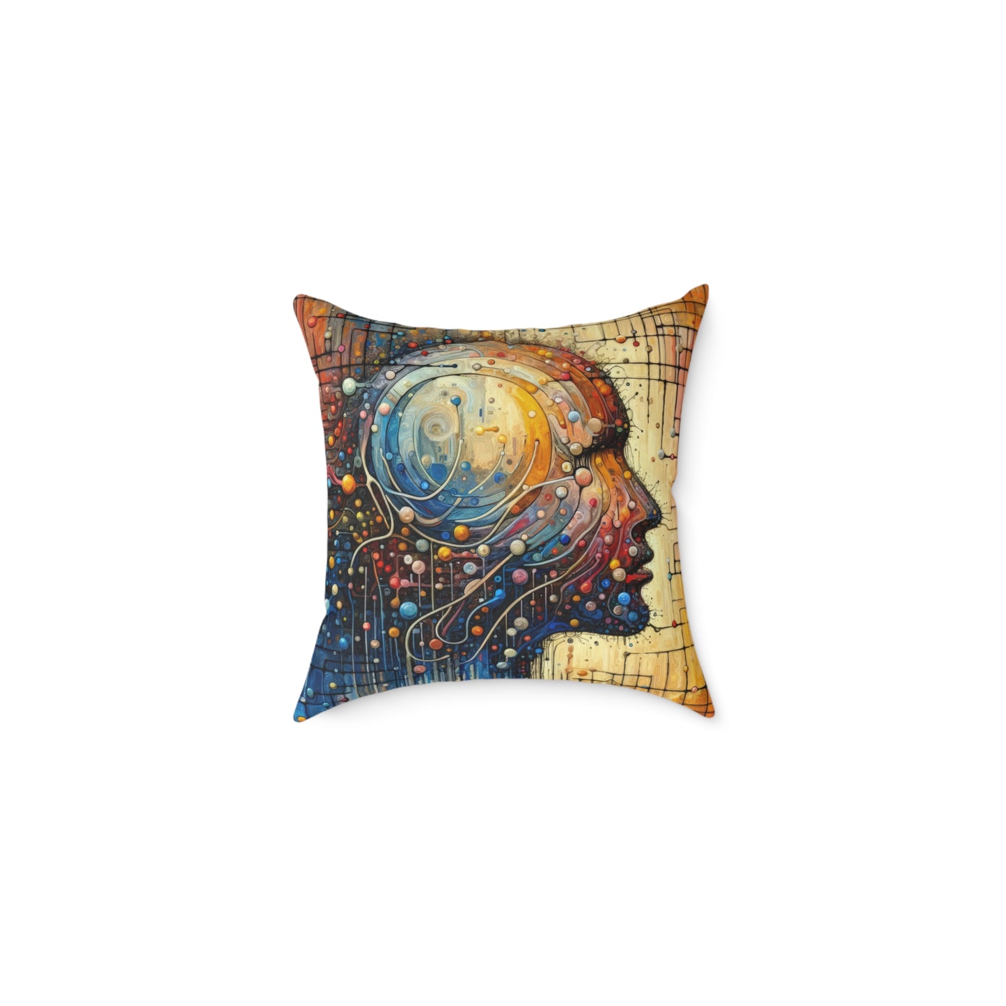 Empathy Unity Interaction Spun Polyester Pillow