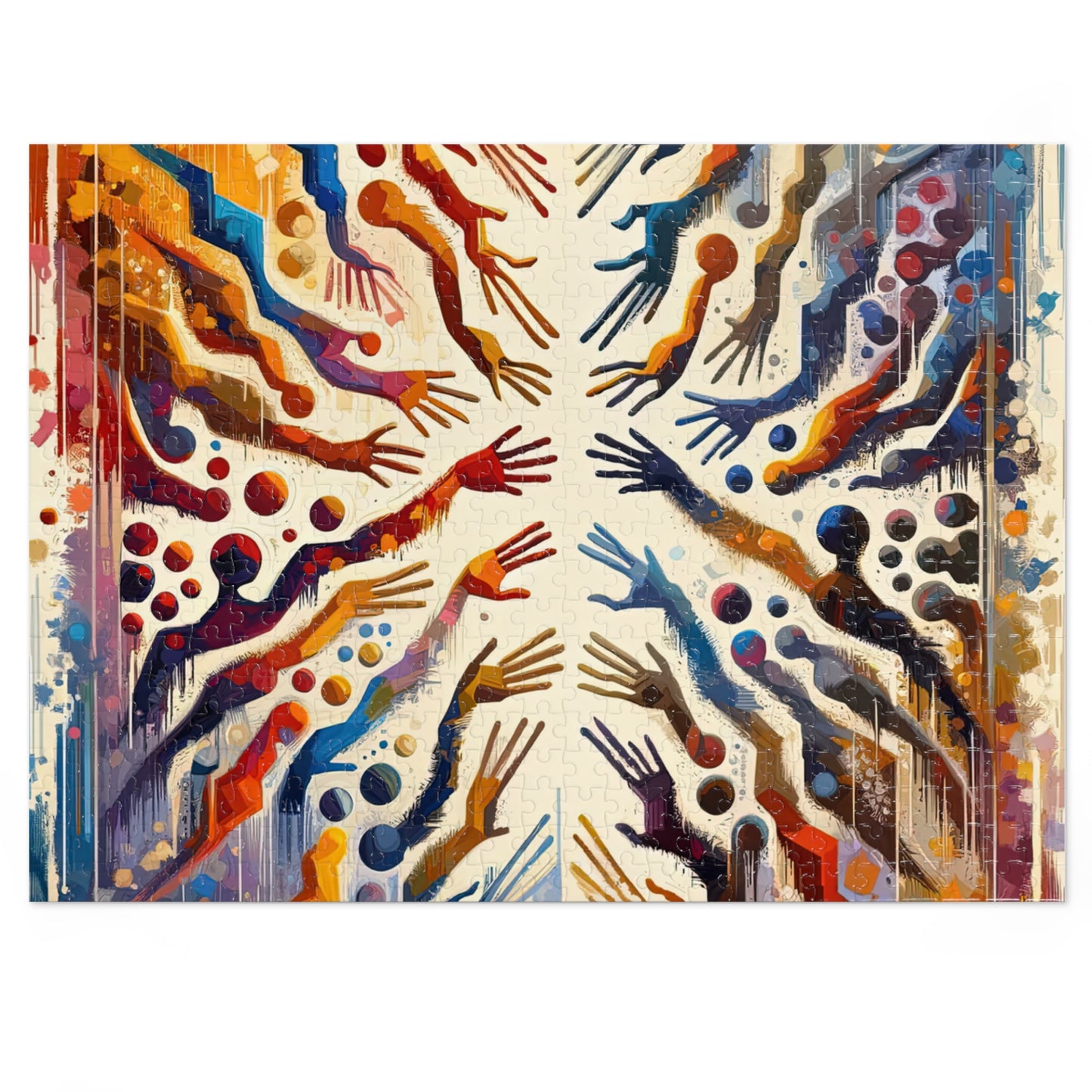 Architects Wisdom Tachism Jigsaw Puzzle (30, 110, 252, 500,1000-Piece)