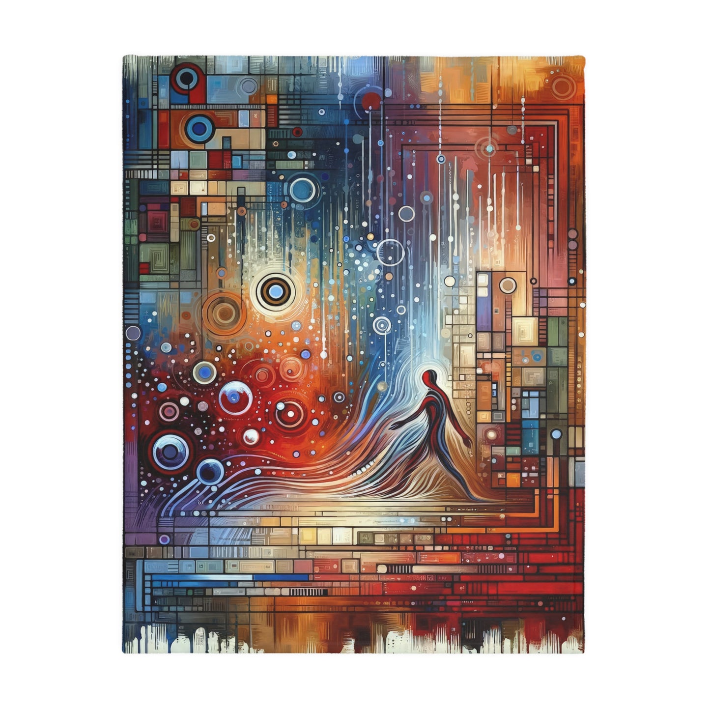 Advocate Ethos Connectivity Velveteen Microfiber Blanket (Two-sided print)