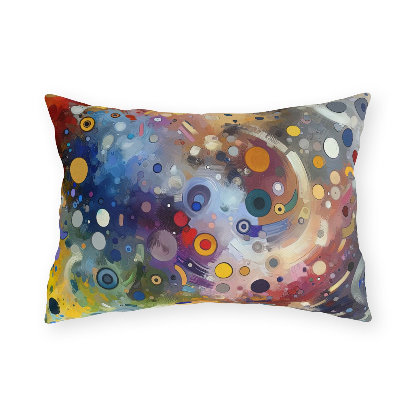Humorous Unified Tachism Outdoor Pillows