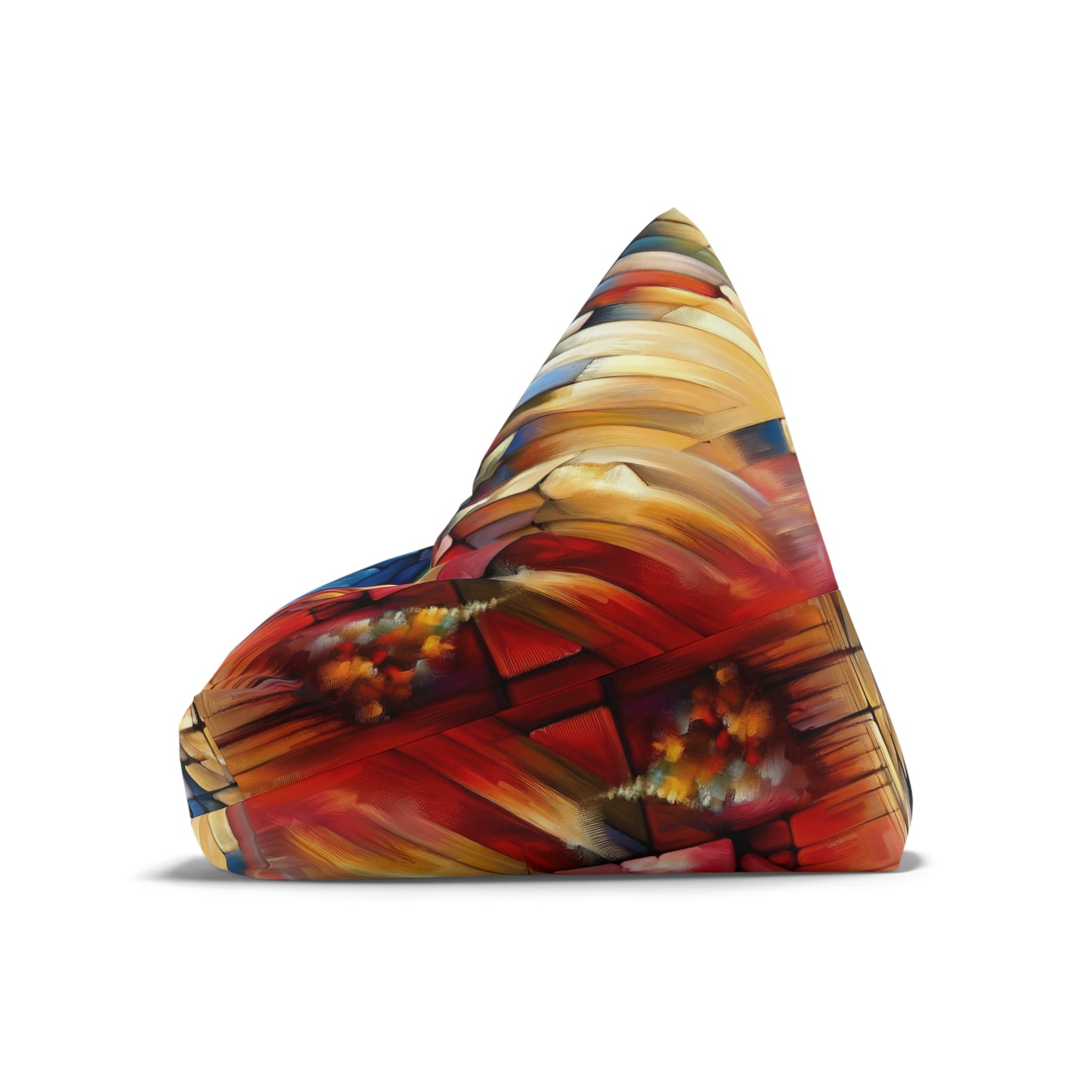 Anchored Tenets Abstraction Bean Bag Chair Cover