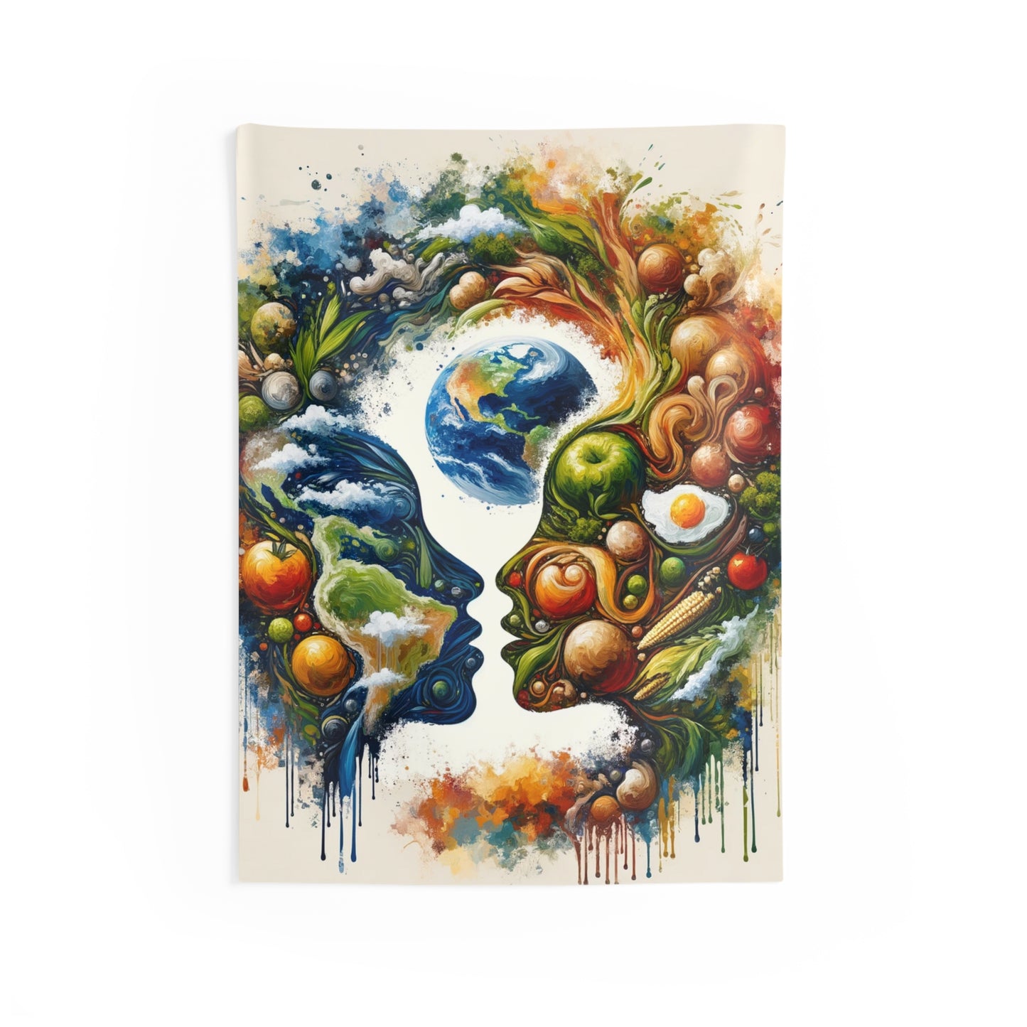 Earthly Dialogue Feast Indoor Wall Tapestries
