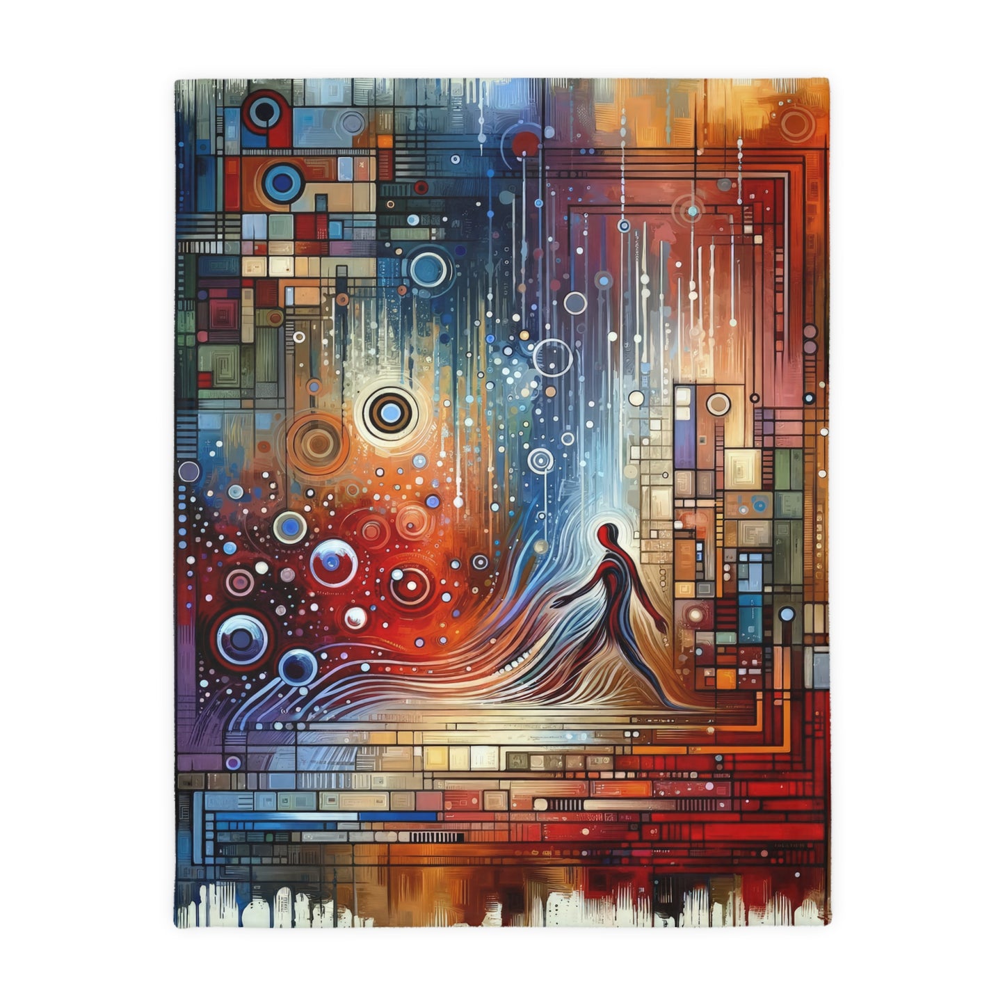 Advocate Ethos Connectivity Velveteen Microfiber Blanket (Two-sided print)