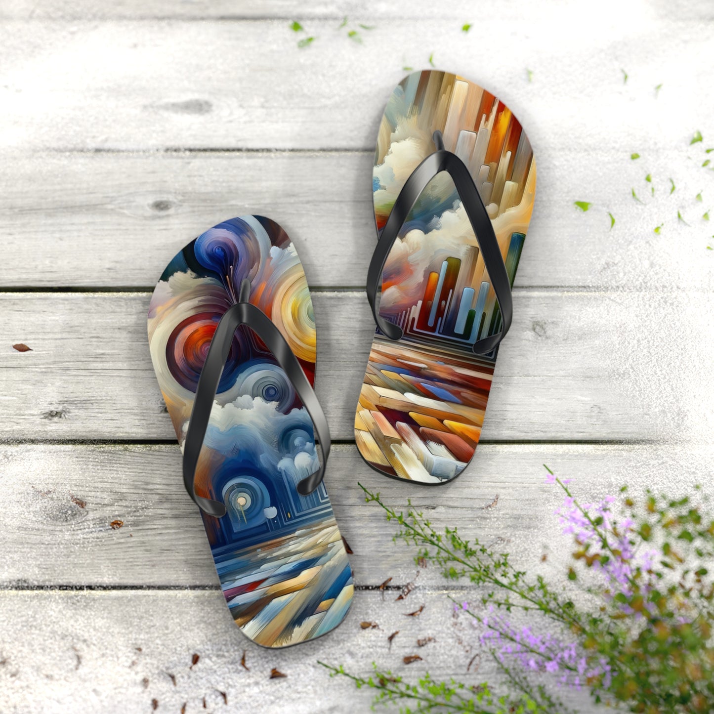 Sensory Thought Awakening Flip Flops