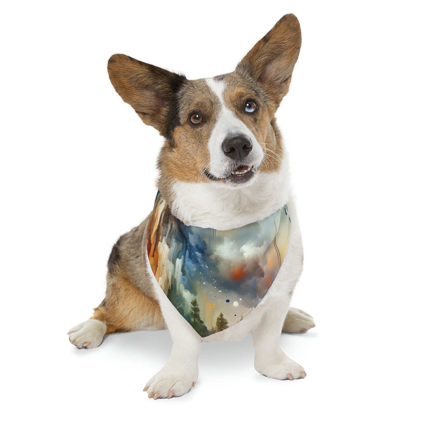 Inner Journey Abstract Pet Bandana Collar