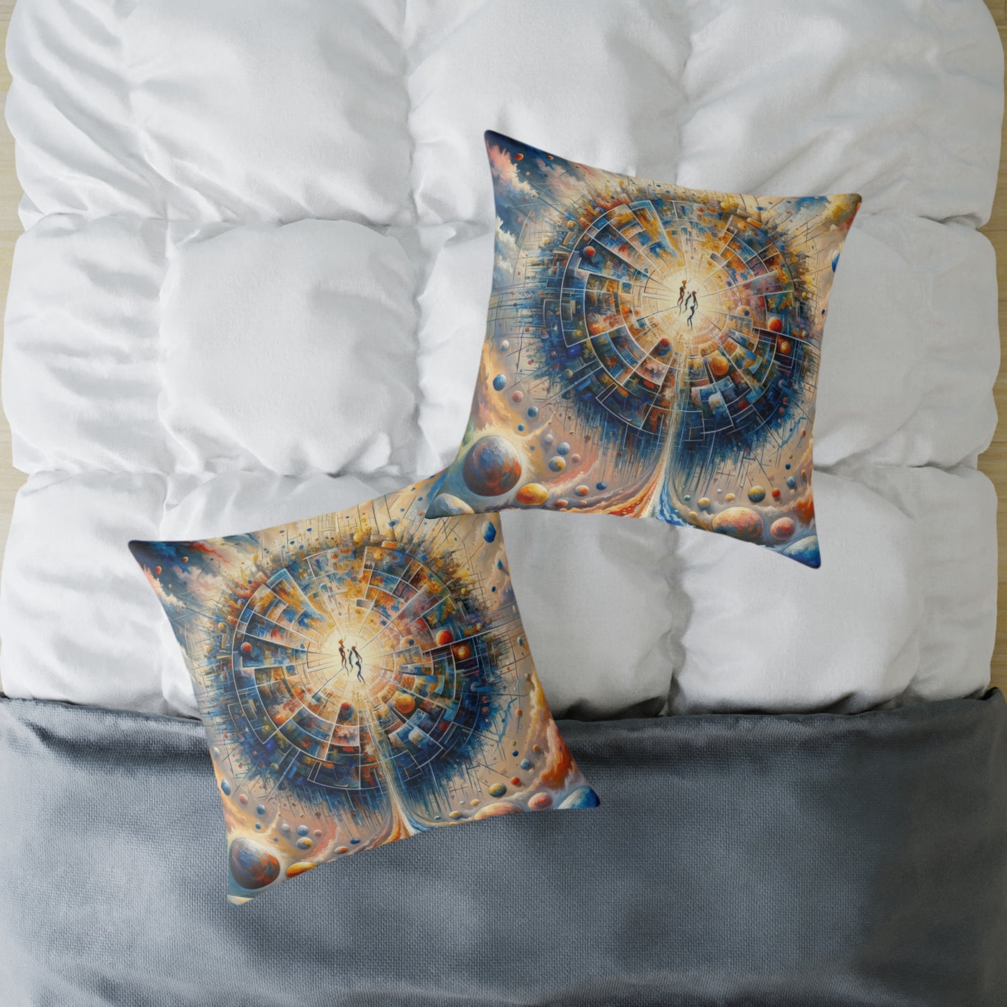 Cosmic Connection Antidote Spun Polyester Pillow
