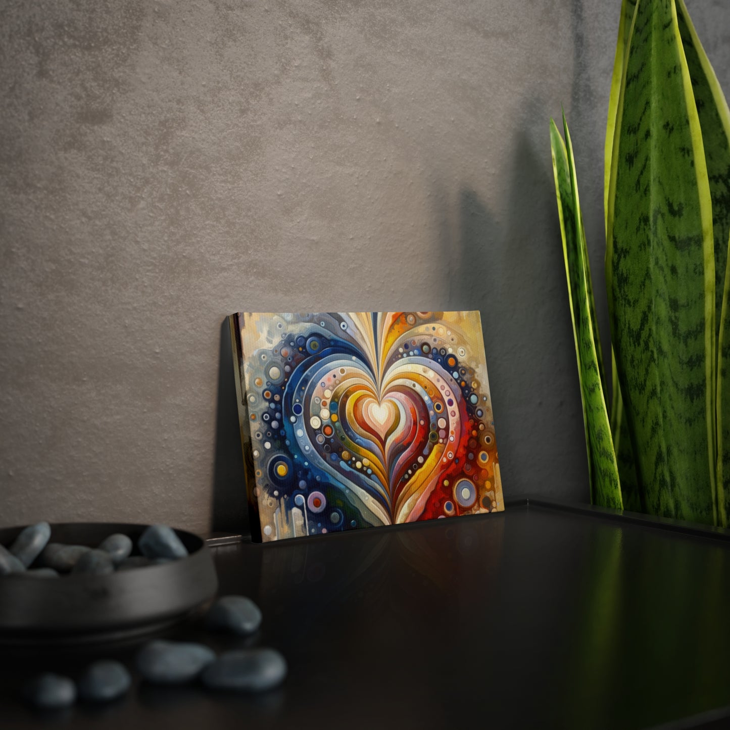 Harmonic Heart Essence Canvas Photo Tile