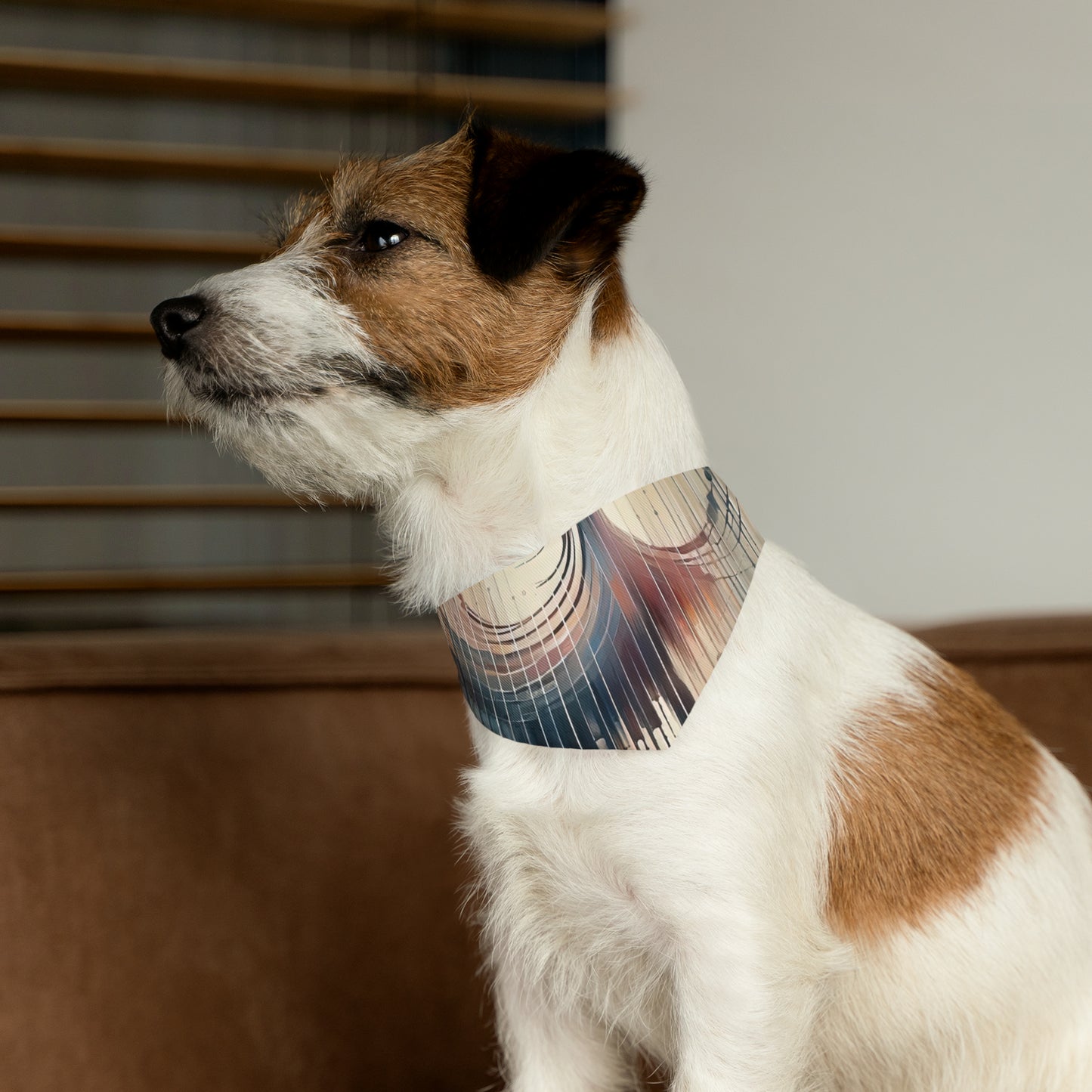 Rhythmic Heart Dance Pet Bandana Collar