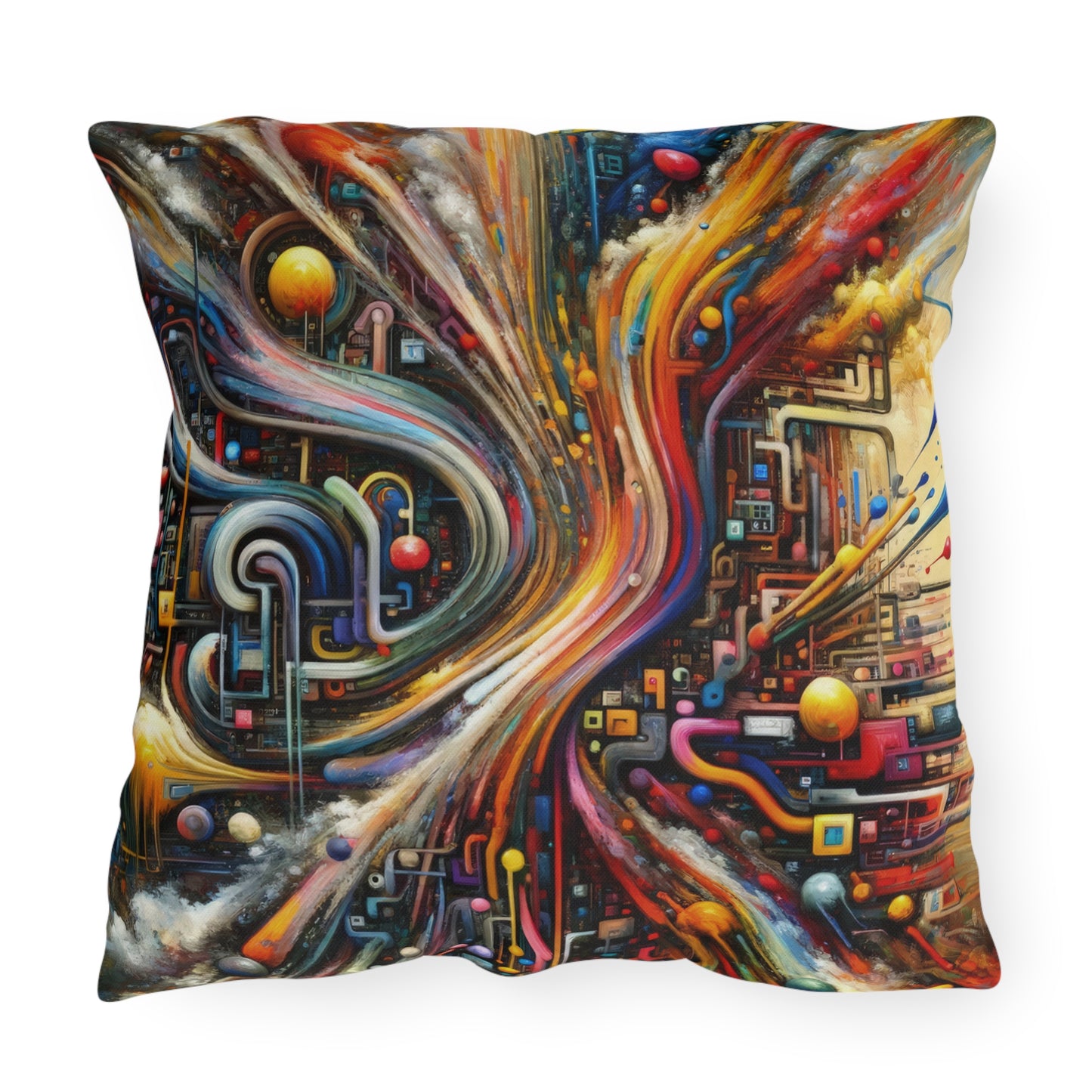 Information Bottleneck Cascade Outdoor Pillows