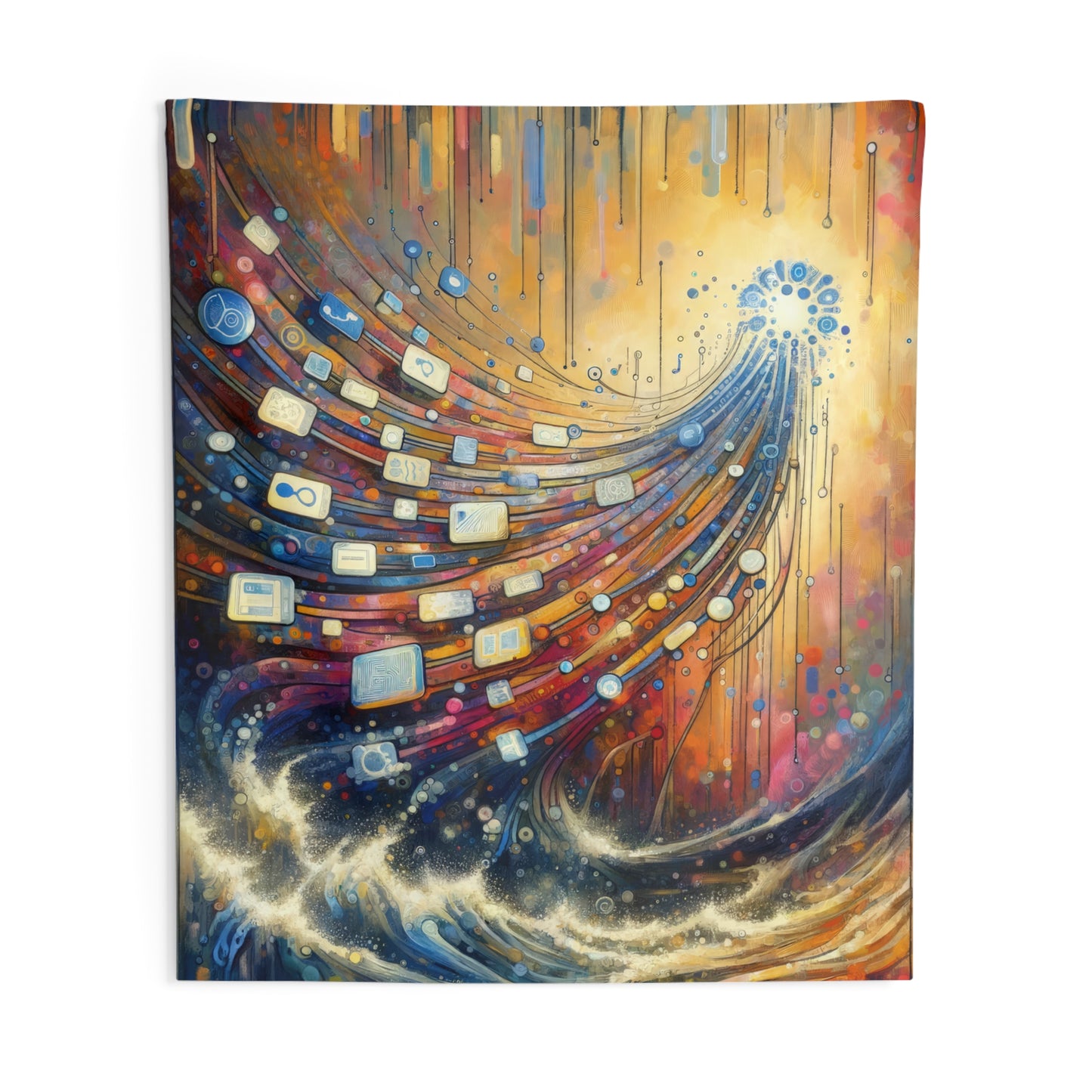 Digital Tapestry Weaving Indoor Wall Tapestries