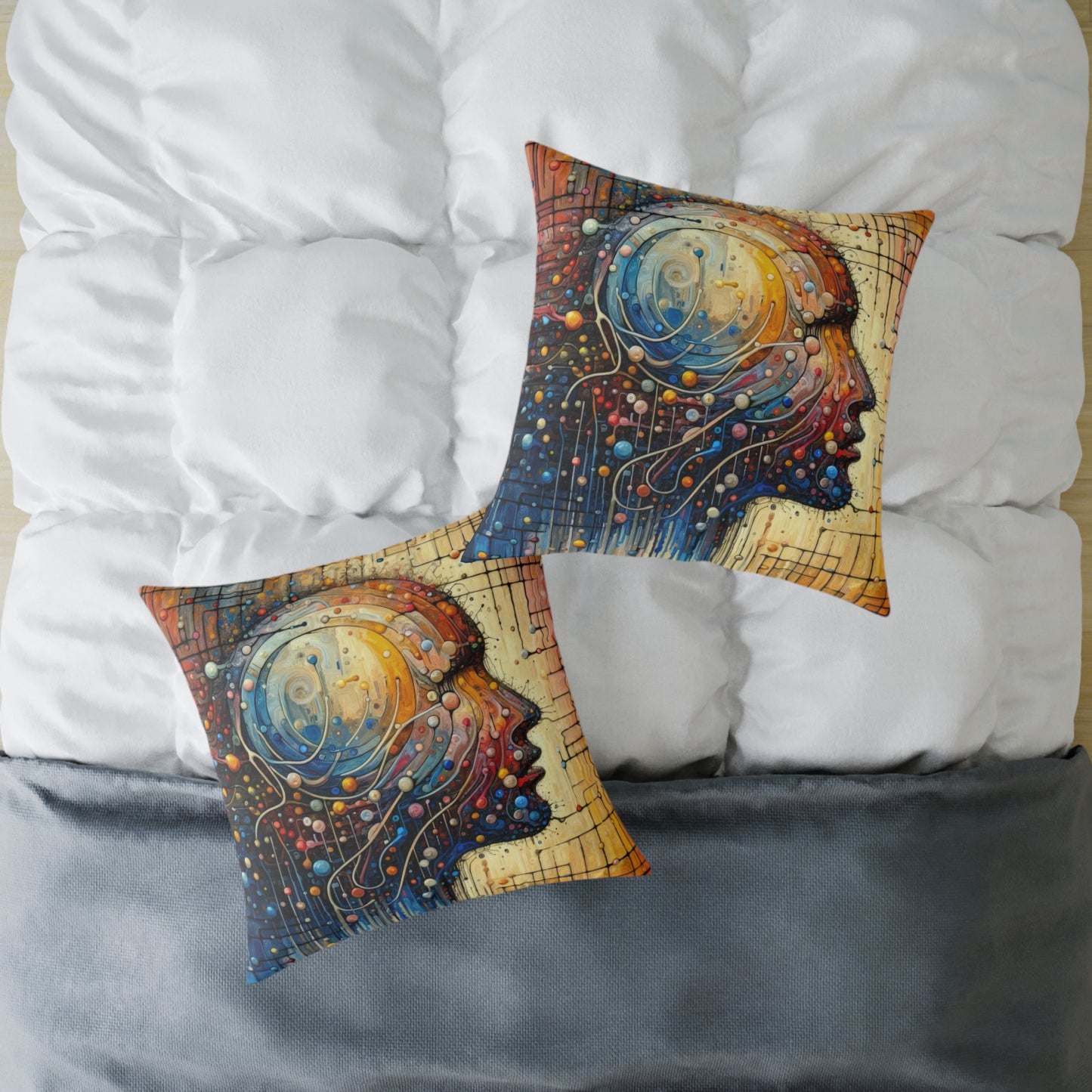 Empathy Unity Interaction Spun Polyester Pillow