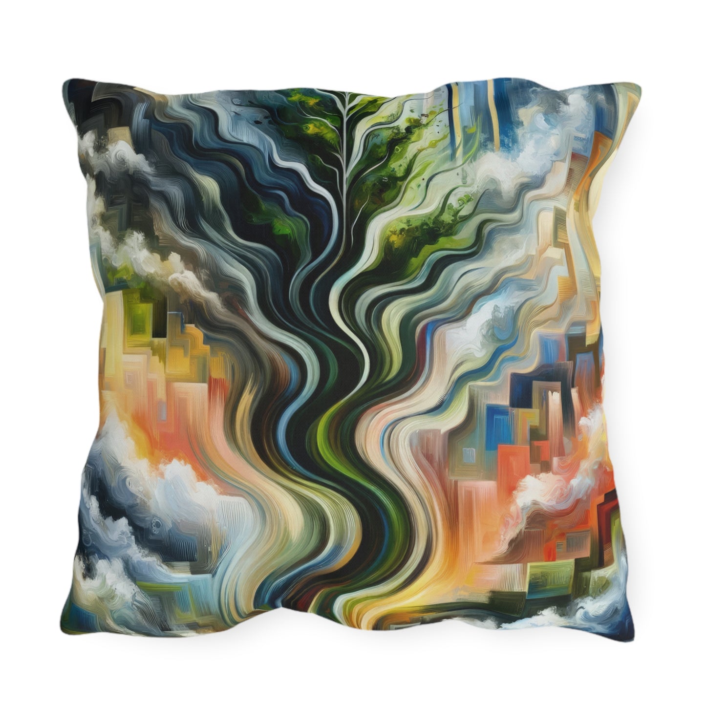 Eternal Digital Contrast Outdoor Pillows