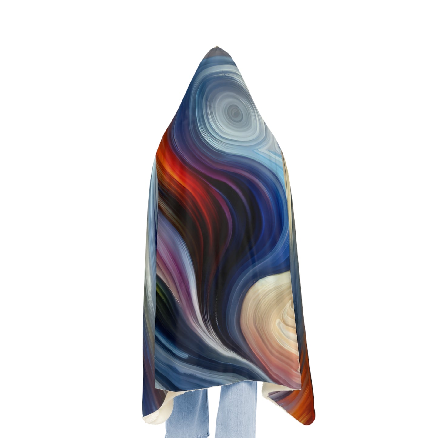 Harmonious Mindset Abstract Snuggle Blanket