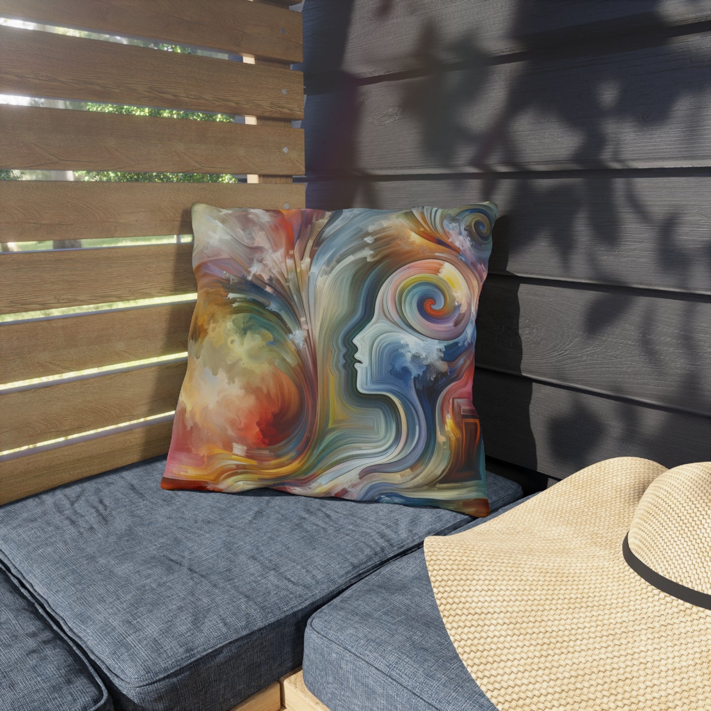 Empathy Binding Spirit Outdoor Pillows