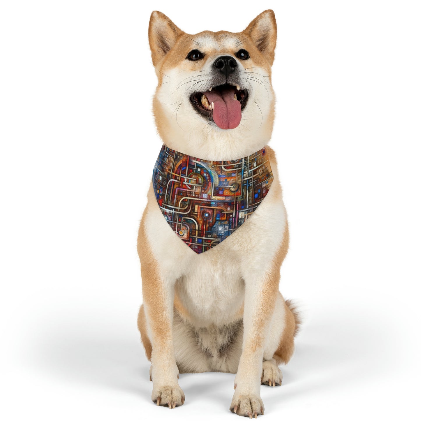 Grandest App Tapestry Pet Bandana Collar