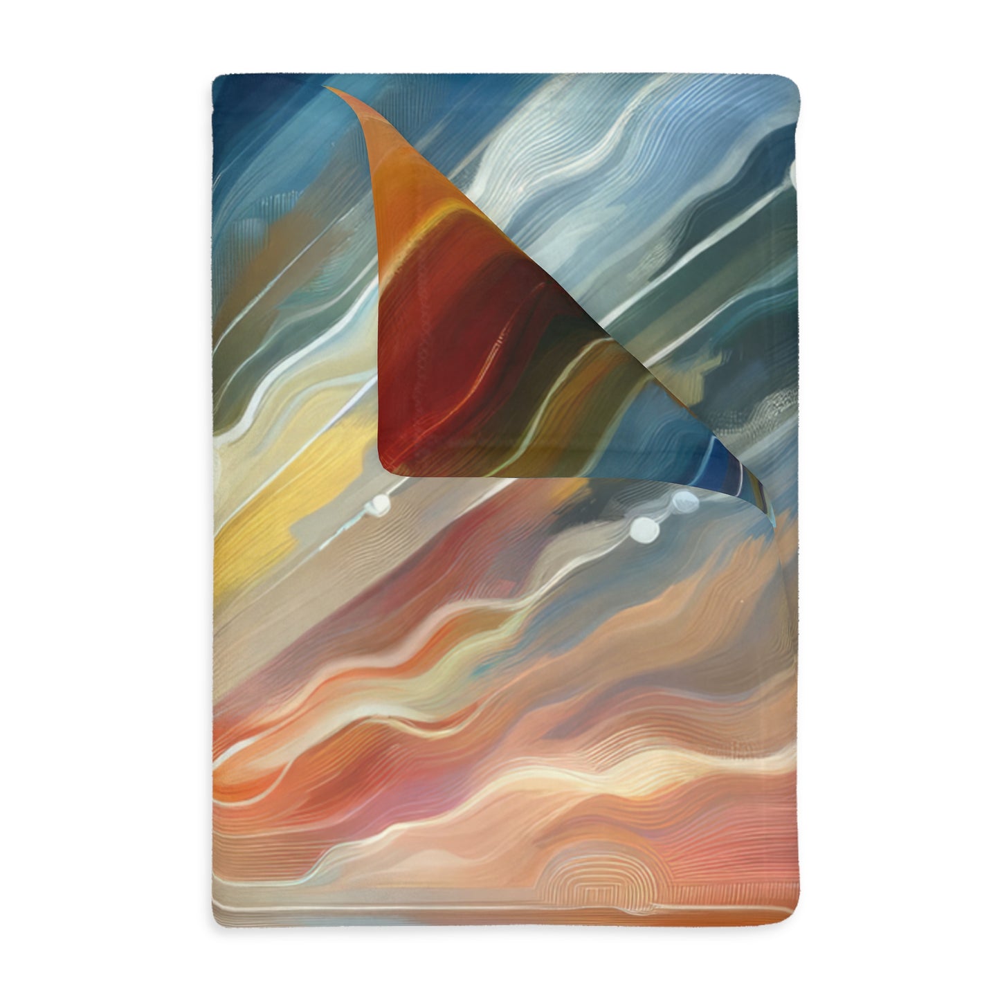 Rippling Community Dynamics Velveteen Microfiber Blanket (Two-sided print)