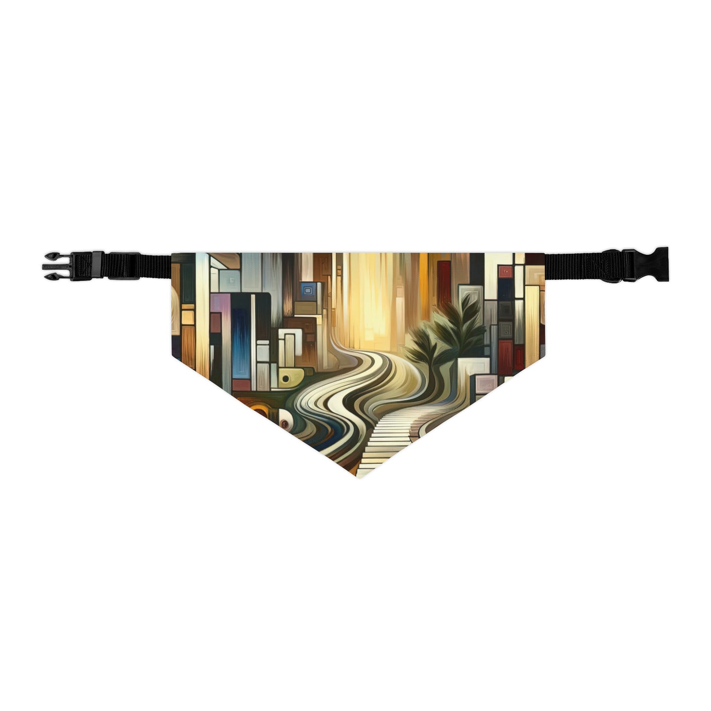 Relatable Journey Abstraction Pet Bandana Collar
