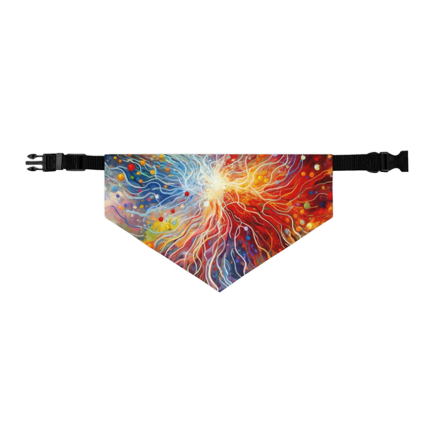 Emotive Yarn Explosion Pet Bandana Collar